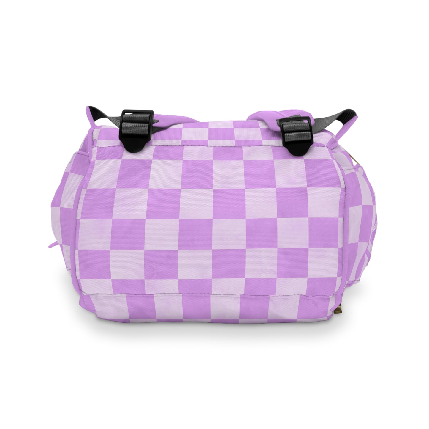 Pastel Checkers Diaper Backpack - Chic & Practical Baby Bag with Checkerboard Patterns, Perfect for Minimalist Parents