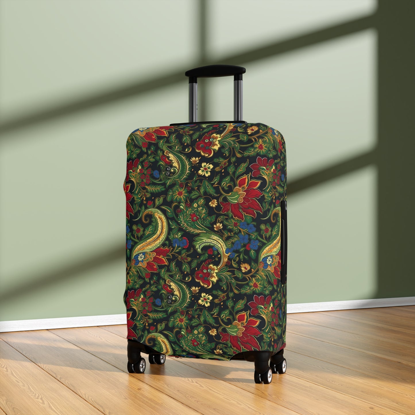 Chinoiserie Luggage Cover - Elegant Suitcase Protector