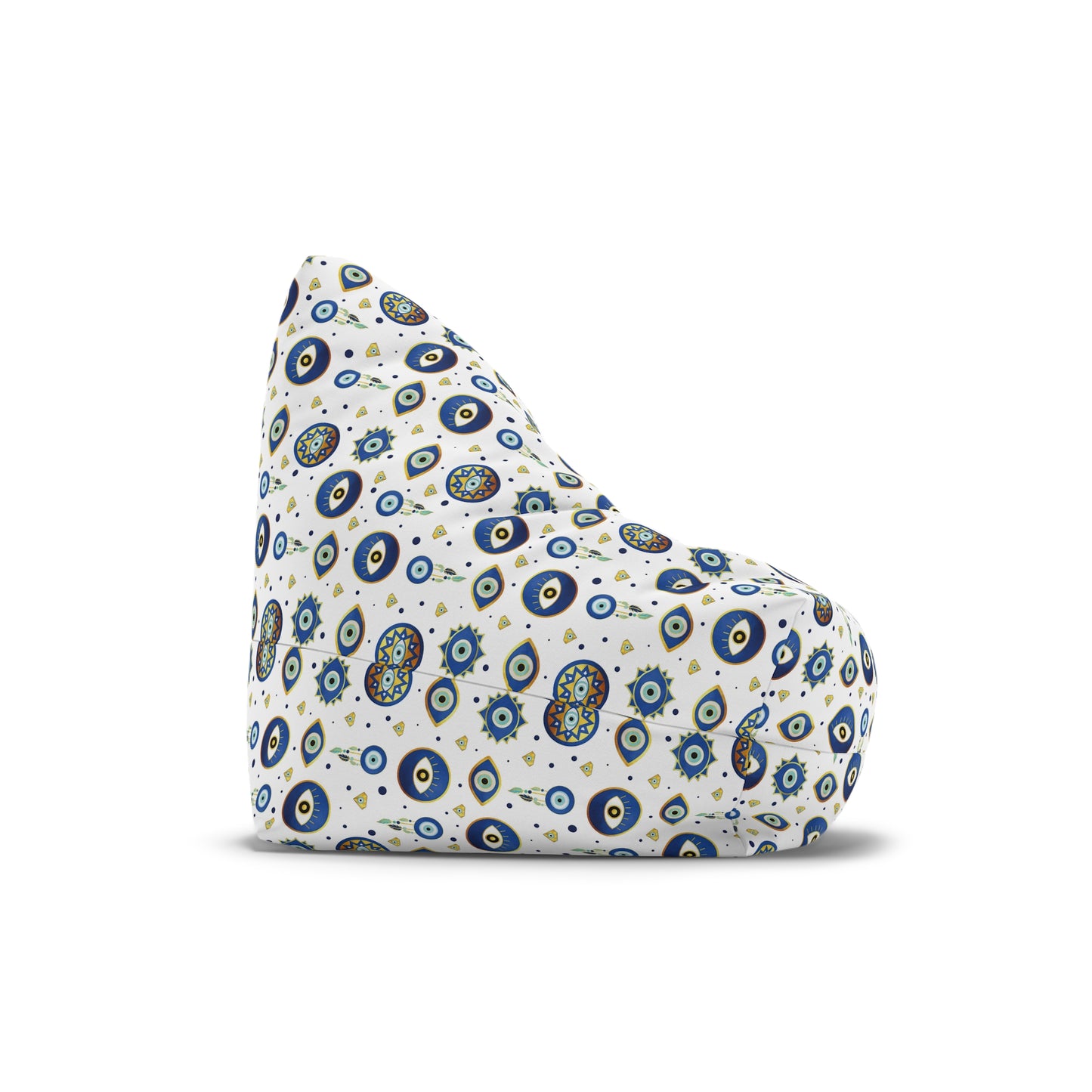 Evil Eye Design Bean Bag Chair Cover - Premium Quality and Unique Design