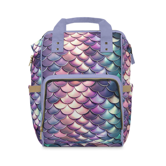 Dragon Scale Diaper Backpack - Durable & Magical Baby Bag with Shimmering Scale Patterns, Perfect for Fantasy-Loving Families
