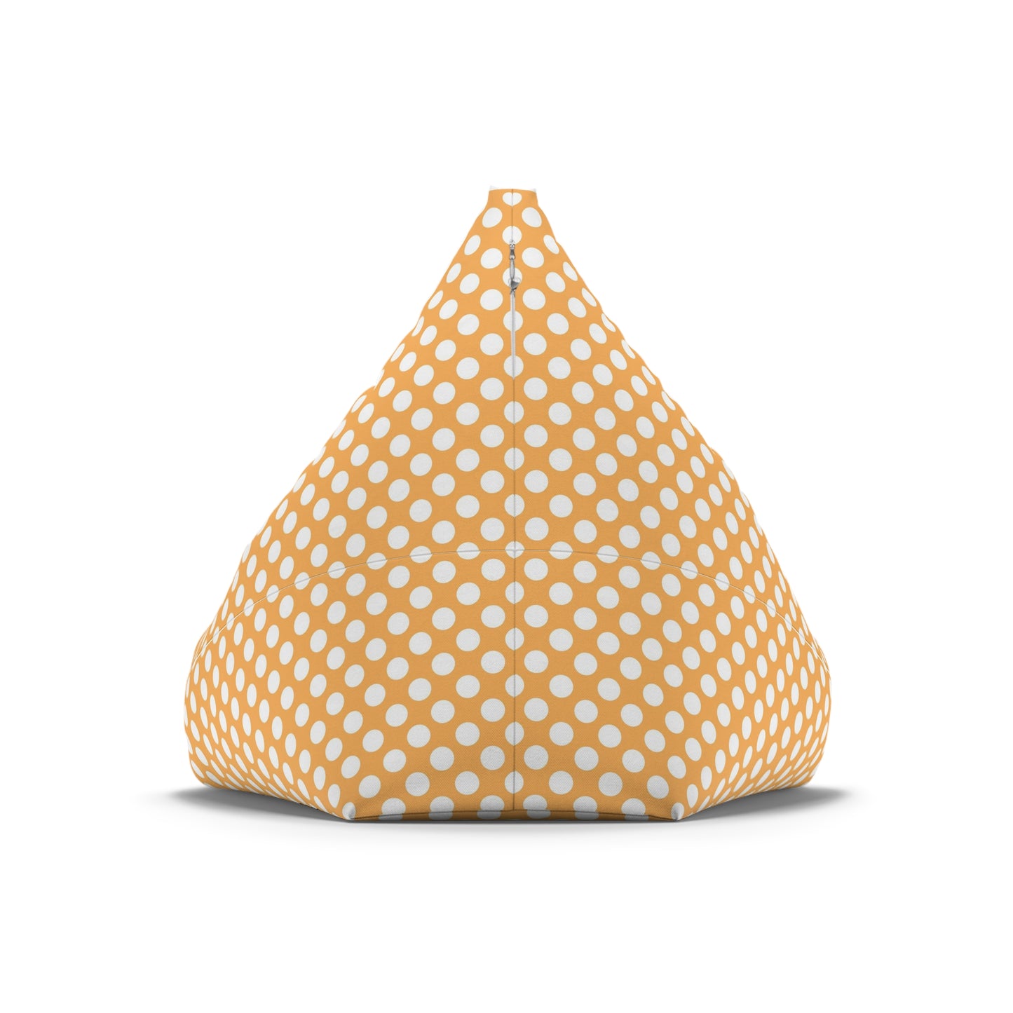 Pastel Polka Dot Bean Bag Chair Cover - Soft Polyester Slipcover with Secure Zip - Fits Various Sizes