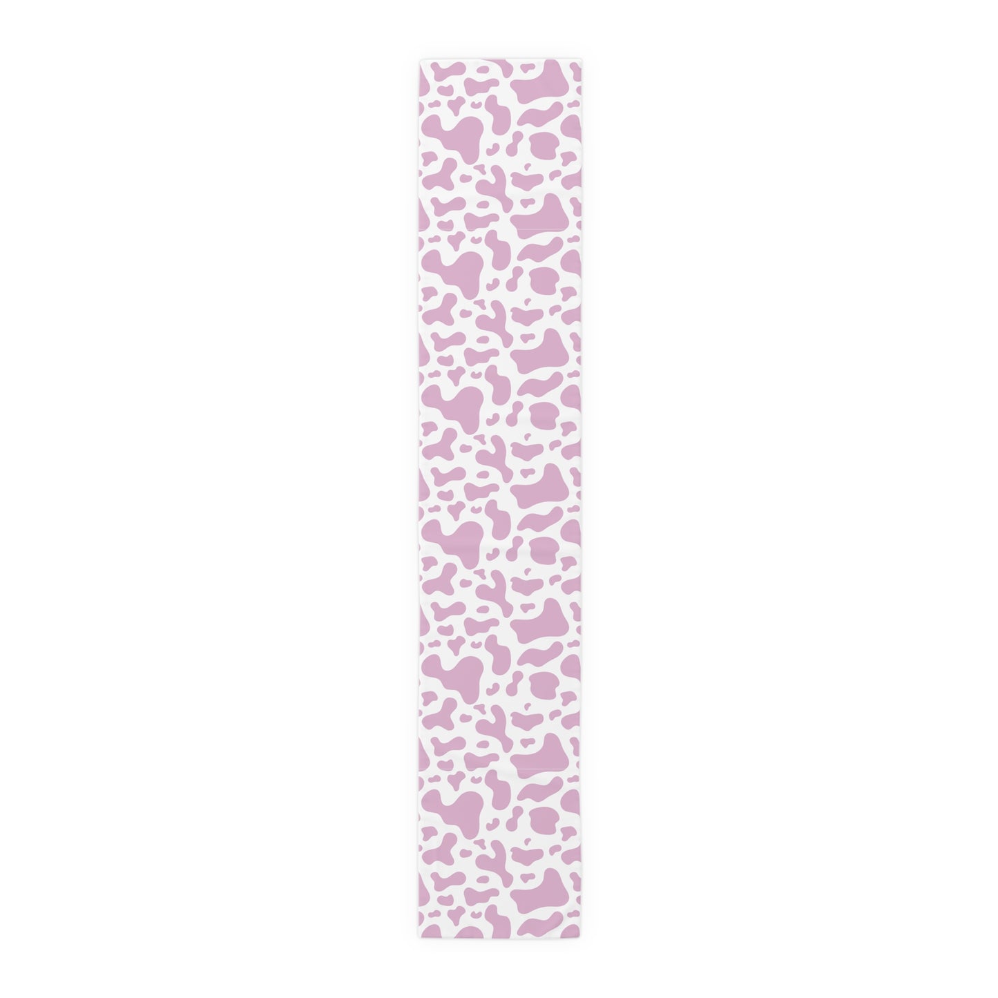 Cow Print Table Runner - Chic Farmhouse Style, Available in Cotton Twill or Polyester - Elevate Your Home Decor