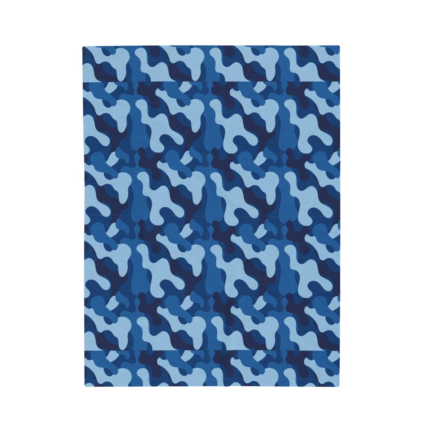 Camouflage Velveteen Plush Blanket | Soft, Rugged, Luxurious and Comforting | Available in Multiple Sizes