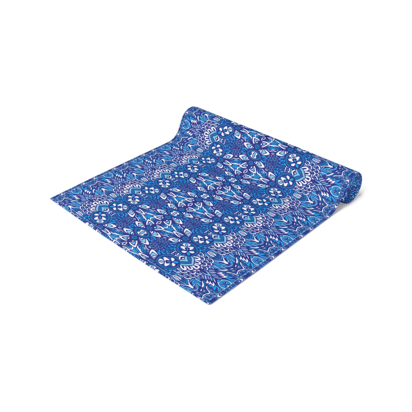 Mandala Print Table Runner - Intricate Patterns, Cotton Twill or Polyester - Ideal for Decorative Home Accents