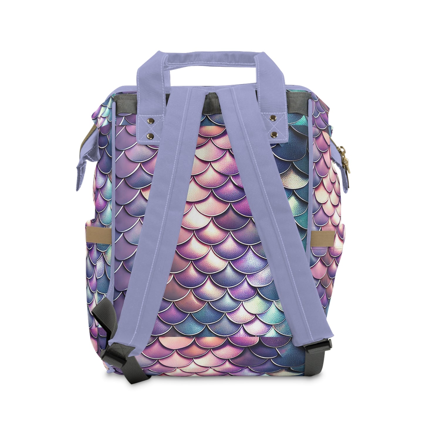 Dragon Scale Diaper Backpack - Durable & Magical Baby Bag with Shimmering Scale Patterns, Perfect for Fantasy-Loving Families