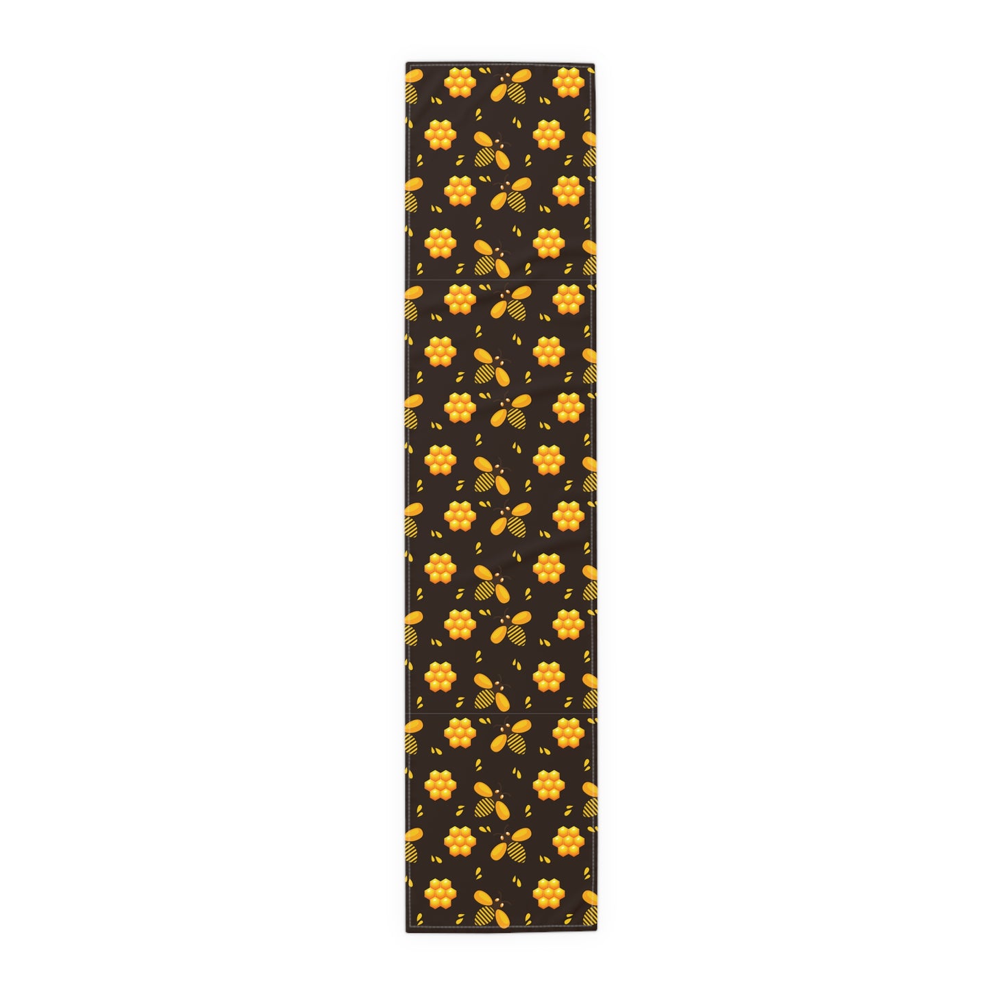 Honey Bee Print Table Runner - Buzzing with Charm - Perfect for Nature Lovers Homes