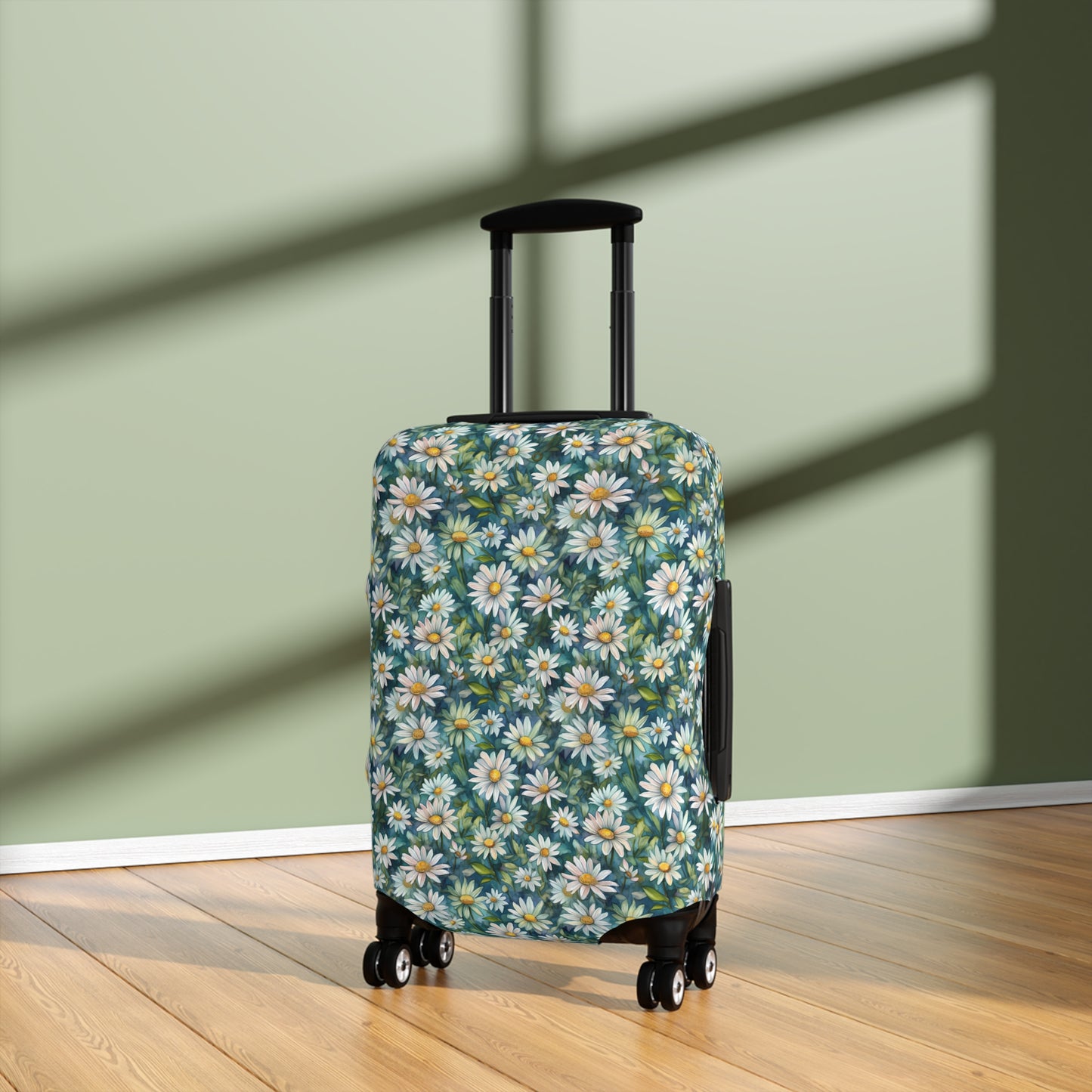 Daisy Luggage Cover - Daisy Floral Suitcase Protector