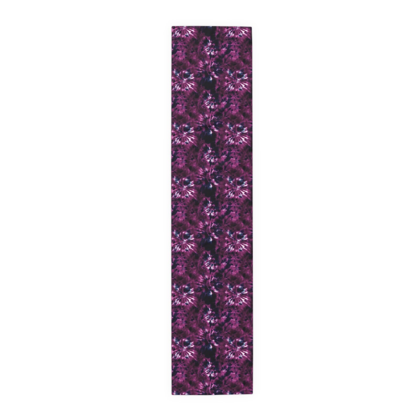 Tie-Dye Table Runner - Vivid Colors, Cotton Twill or Polyester - Ideal for Home Decor & Unique Gifts