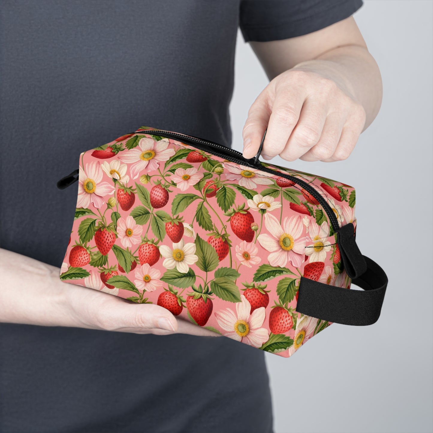 Strawberry Delight Toiletry Bag - Sweet & Durable Organizer for Beauty Essentials
