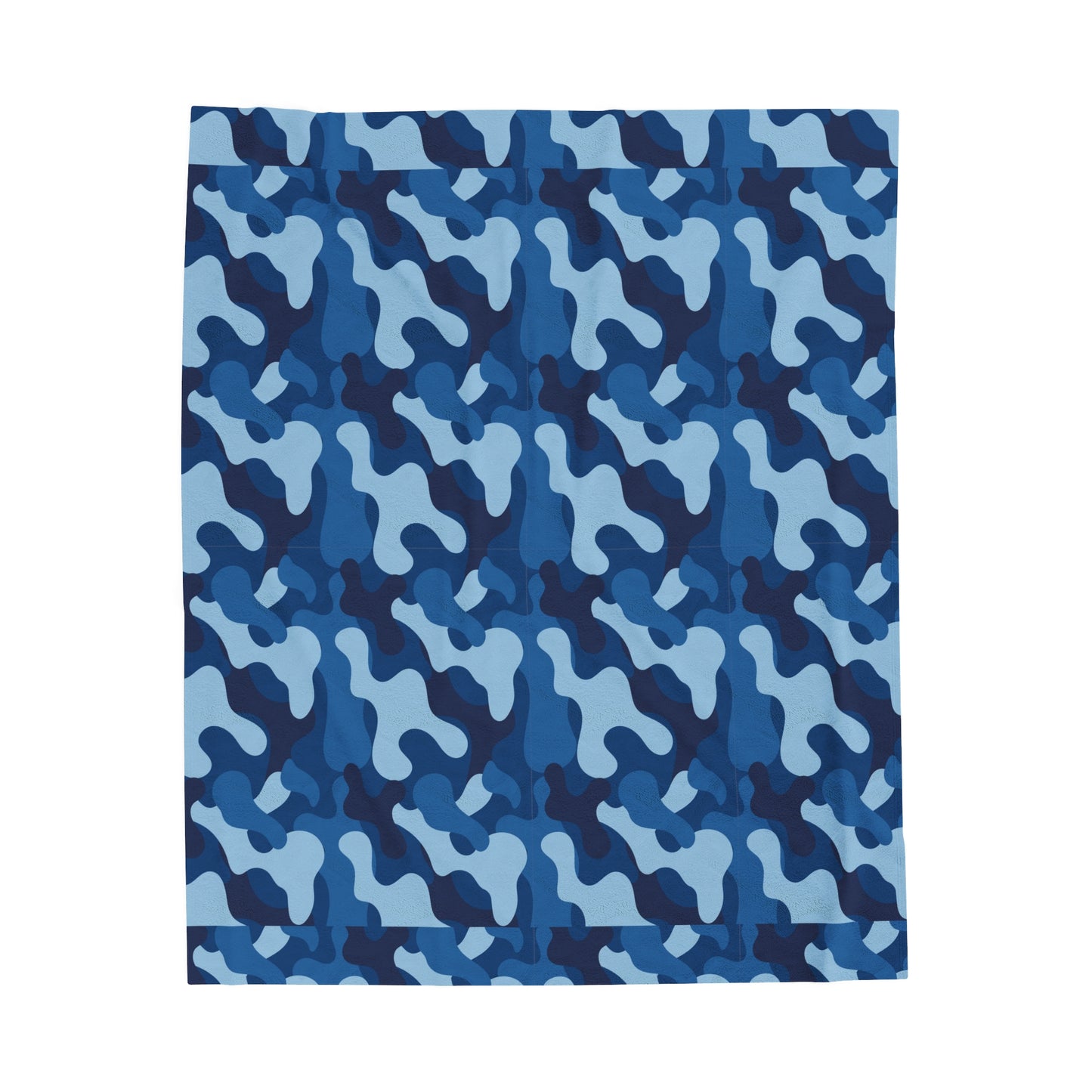 Camouflage Velveteen Plush Blanket | Soft, Rugged, Luxurious and Comforting | Available in Multiple Sizes
