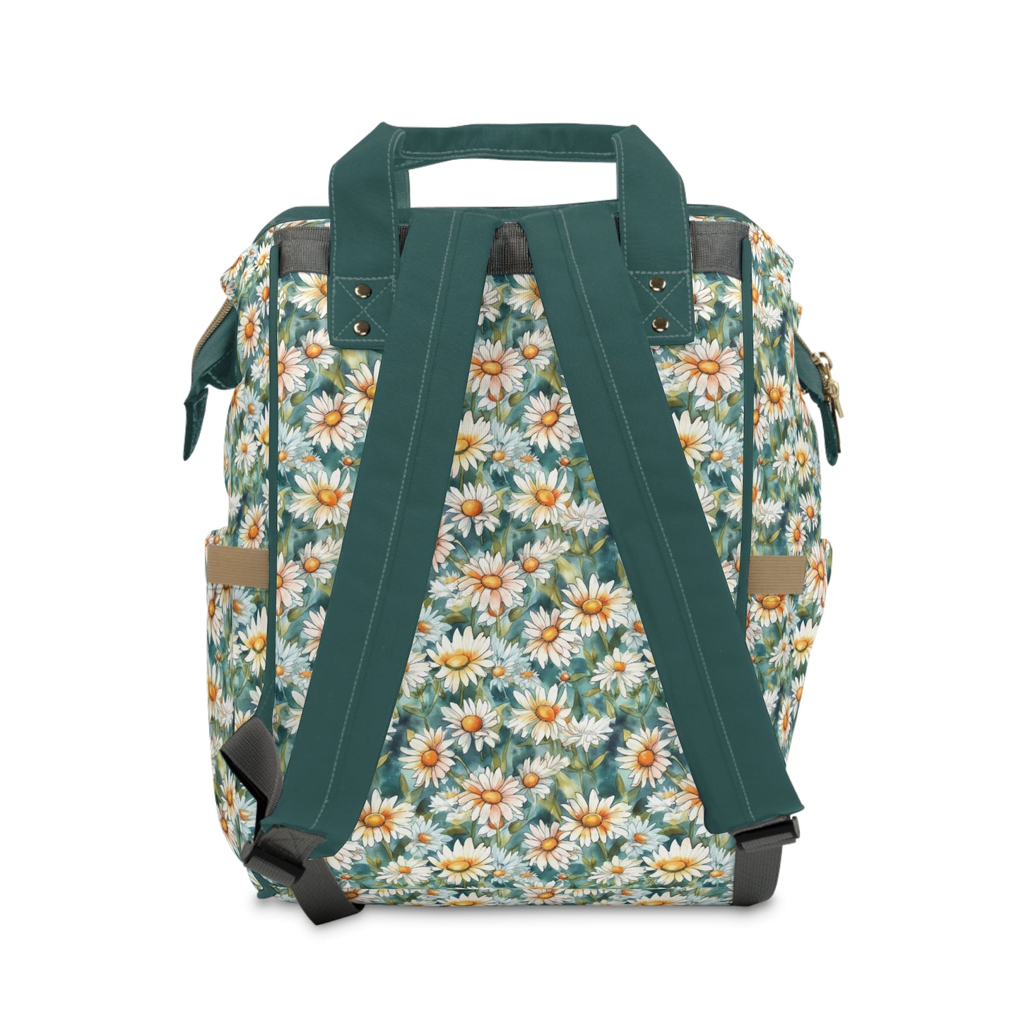 Daisy Diaper Backpack - Charming & Multifunctional Baby Bag with Daisy Patterns, Perfect for Nature-Loving Parents