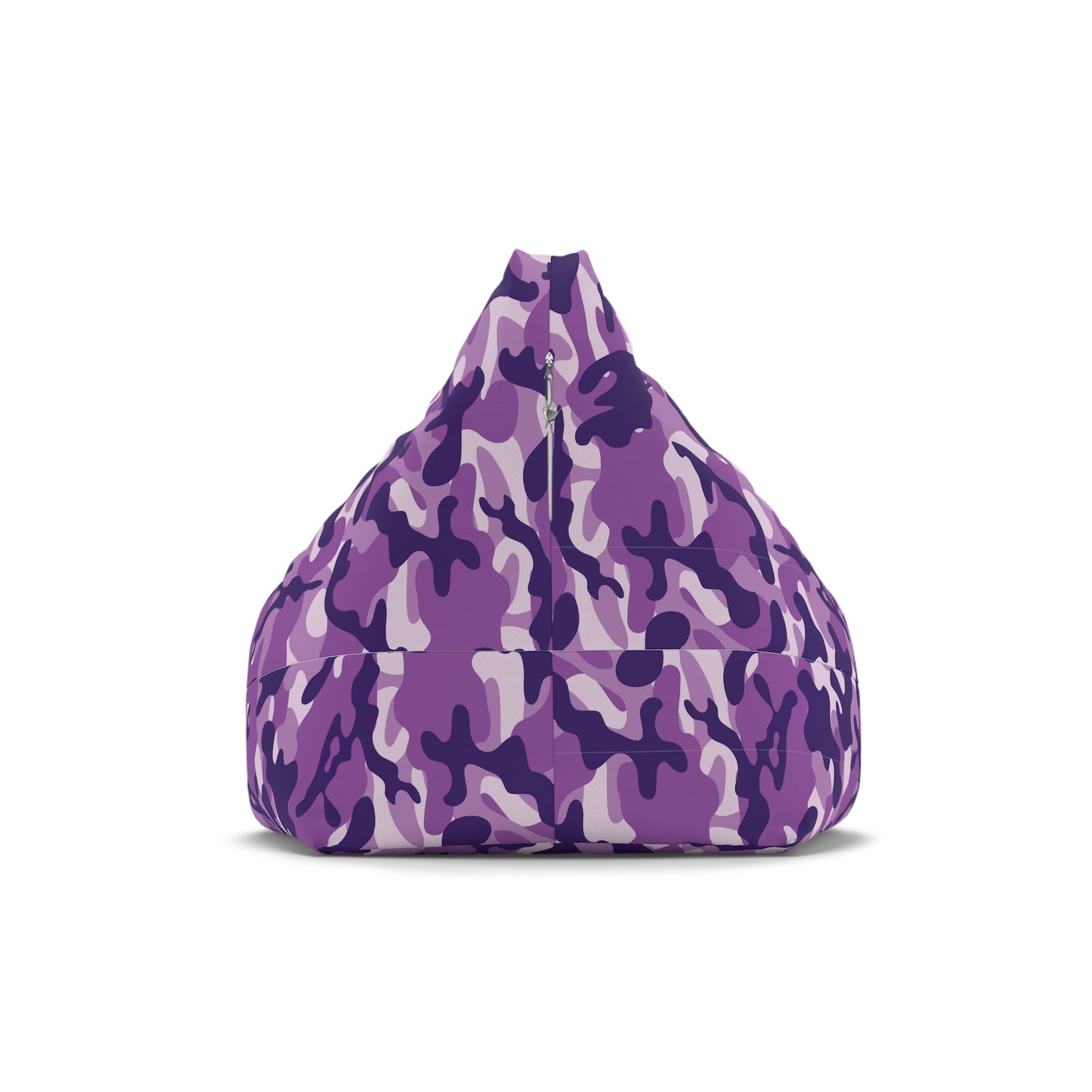 Camouflage Bean Bag Chair Cover - Durable Polyester, Locking Zipper, 2 Sizes Camo Bean Bag Cover