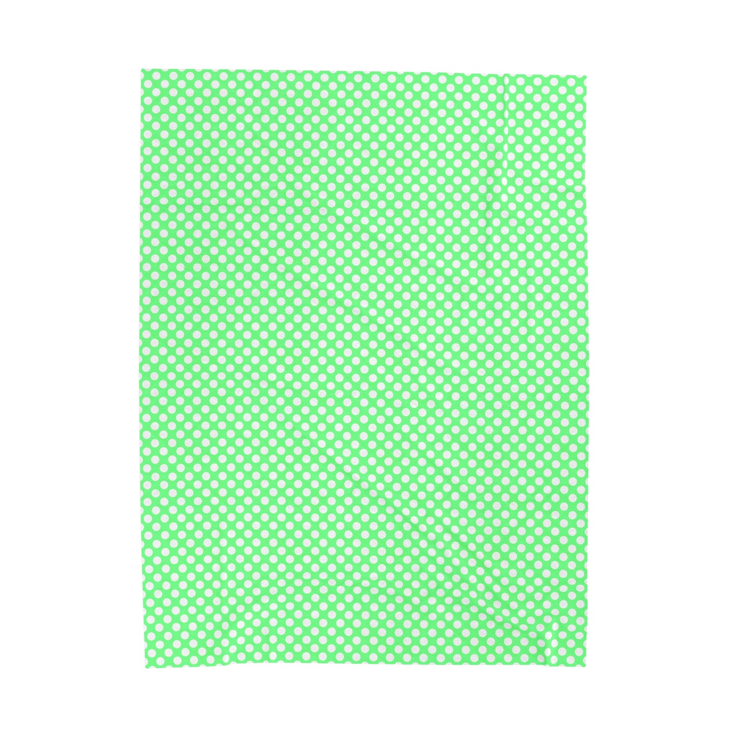 Pastel Polka Dot Velveteen Plush Blanket | Soft, Playful, Luxurious and Comforting | Available in Multiple Sizes