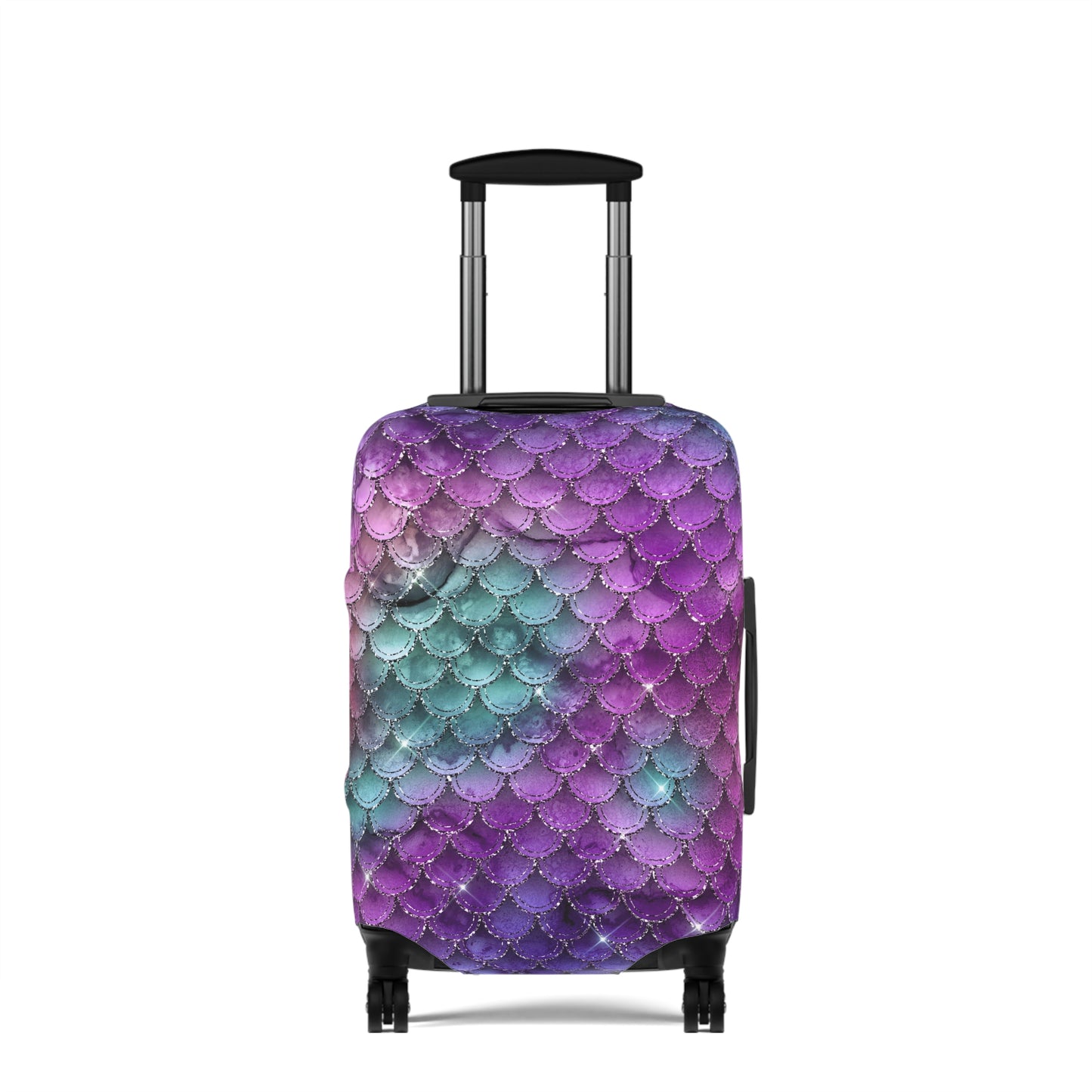 Mermaid Scales Luggage Cover - Mermaid Suitcase Cover