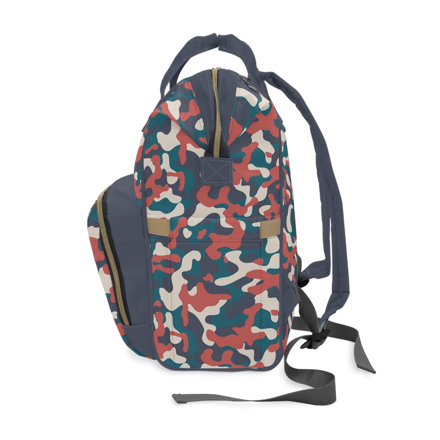 Camouflage Diaper Backpack - Durable Nylon Camo Baby Bag for Outdoorsy Parents, Spacious & Multifunctional Camo Diaper Backpack