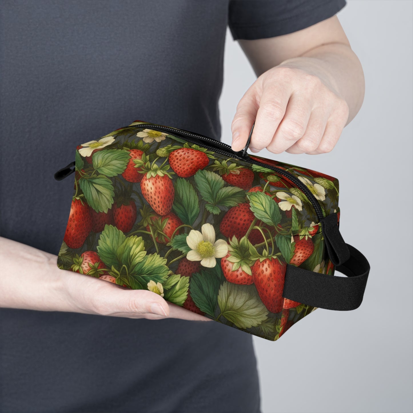 Strawberry Delight Toiletry Bag - Sweet & Durable Organizer for Beauty Essentials