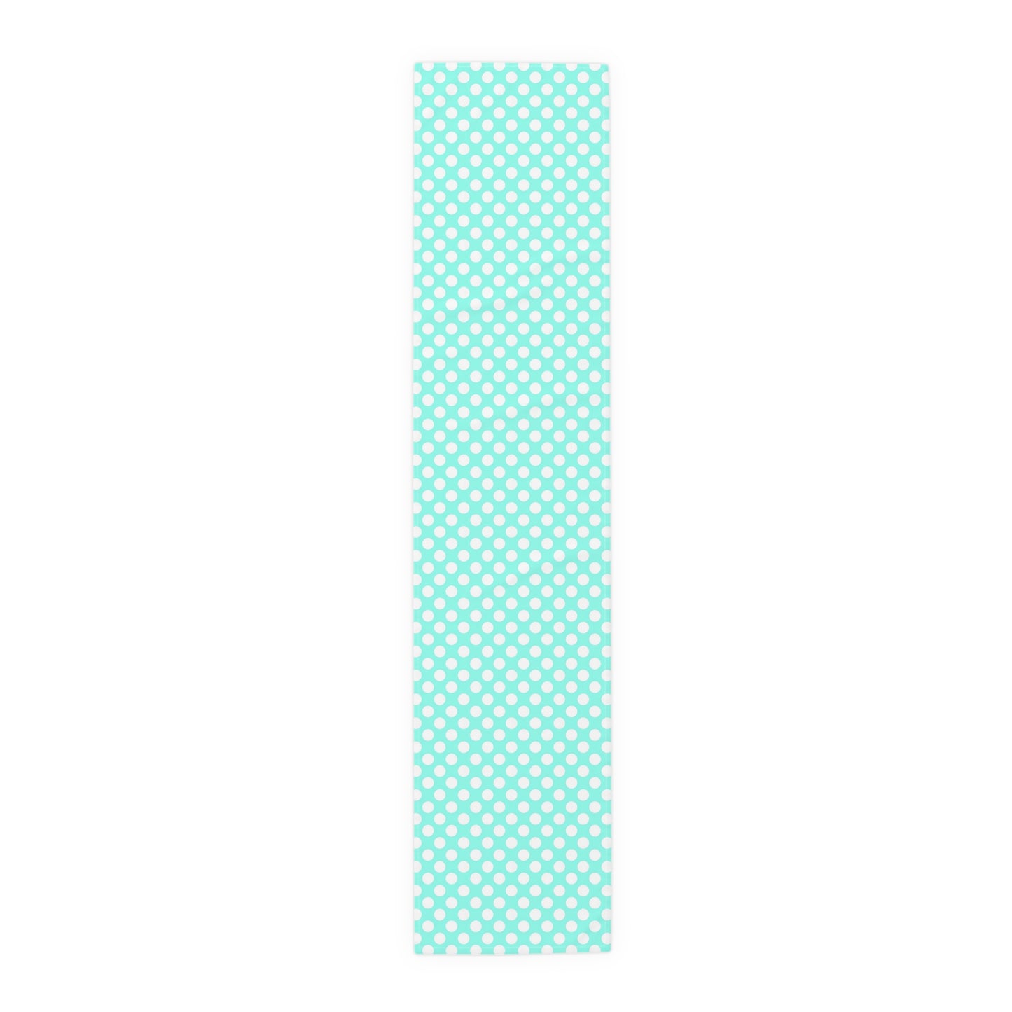 Pastel Polka Dot Table Runner - Soft Elegance, Cotton Twill or Polyester - Perfect for Playful & Light Home Decor