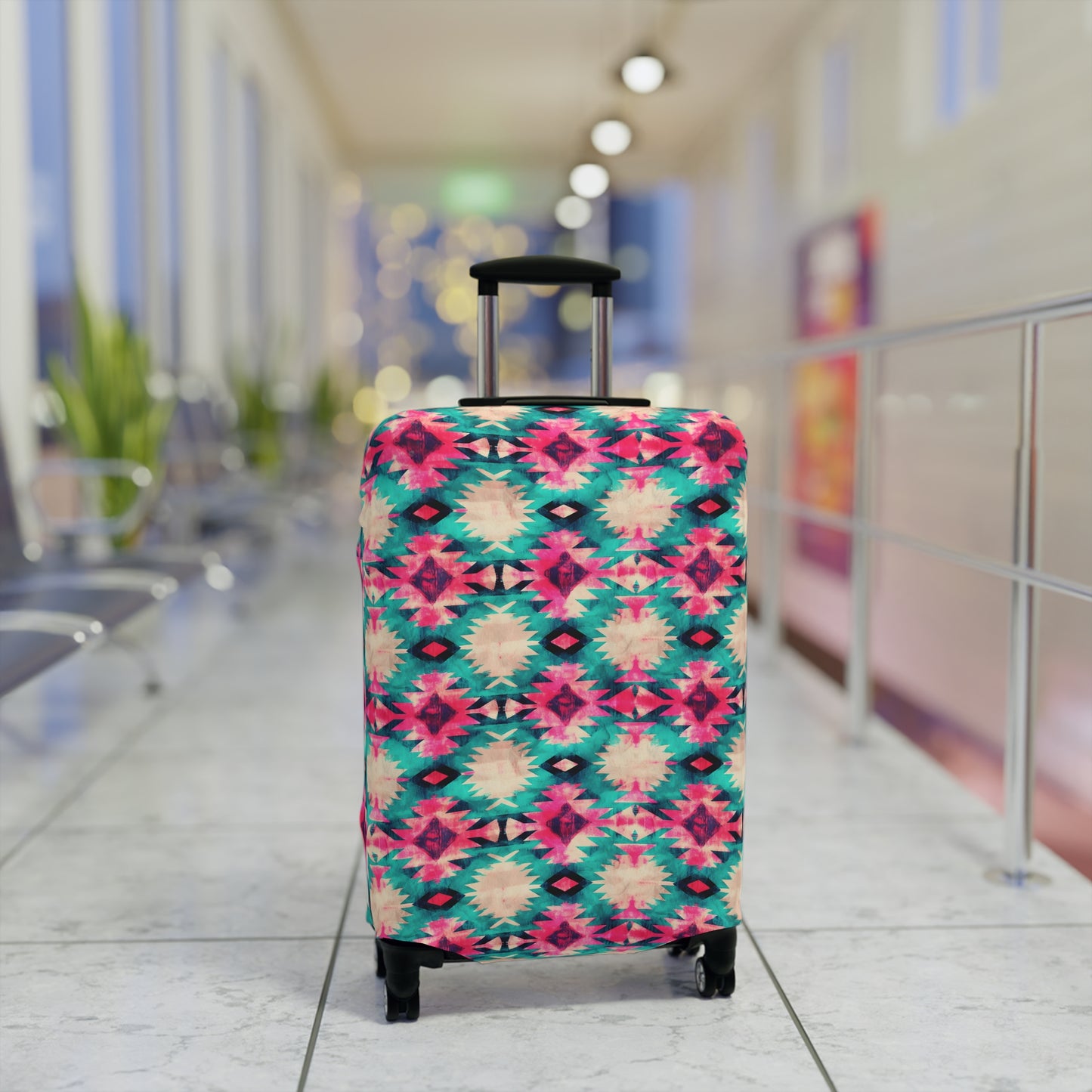 Aztec Luggage Cover - Stylish Travel Protection for Suitcases