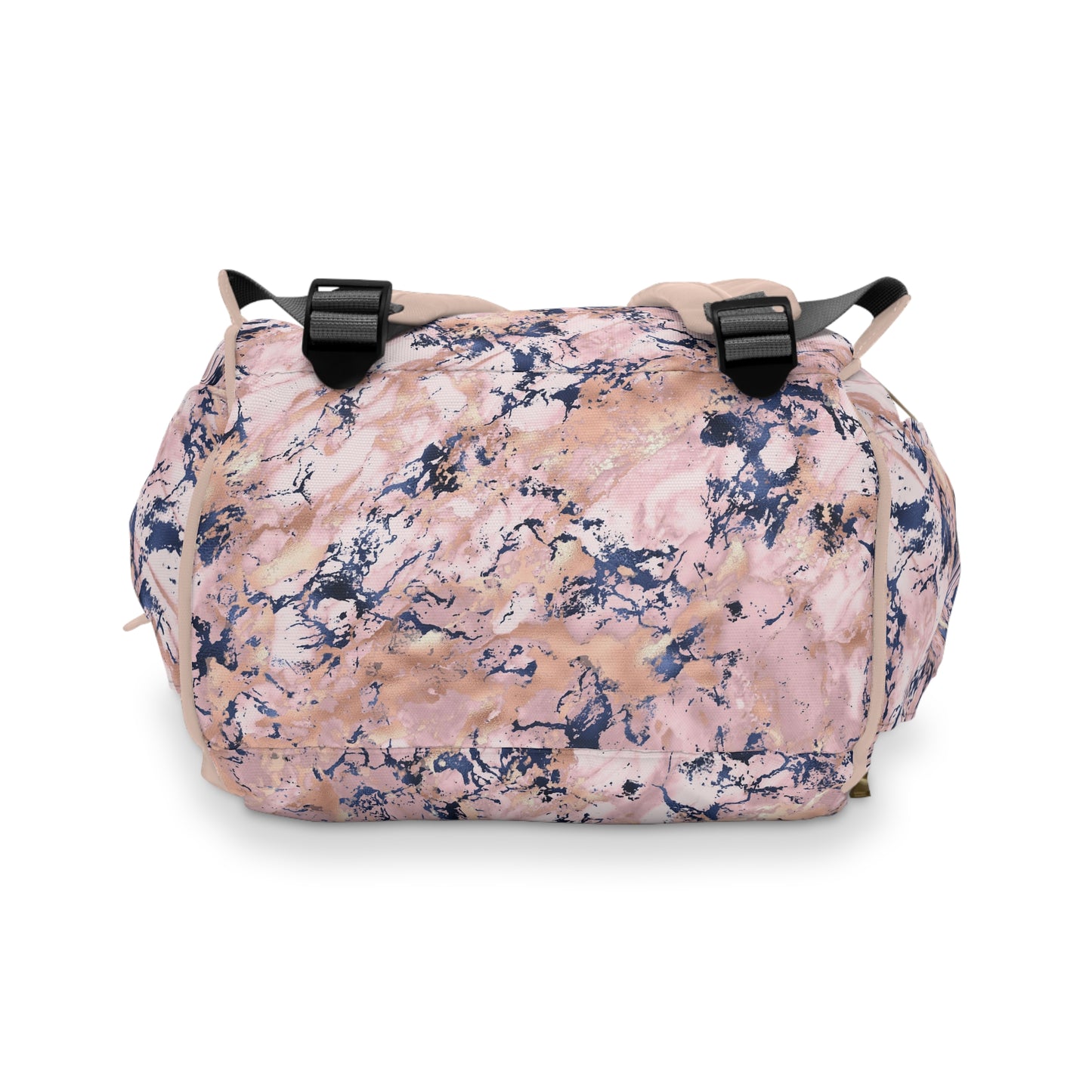 Marble Diaper Backpack - Multifunctional & Durable Nappy Bag with Elegant Marble Patterns, Perfect for Stylish Parents