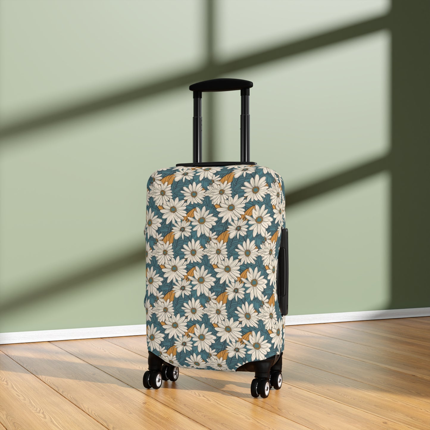 Daisy Luggage Cover - Daisy Floral Suitcase Protector
