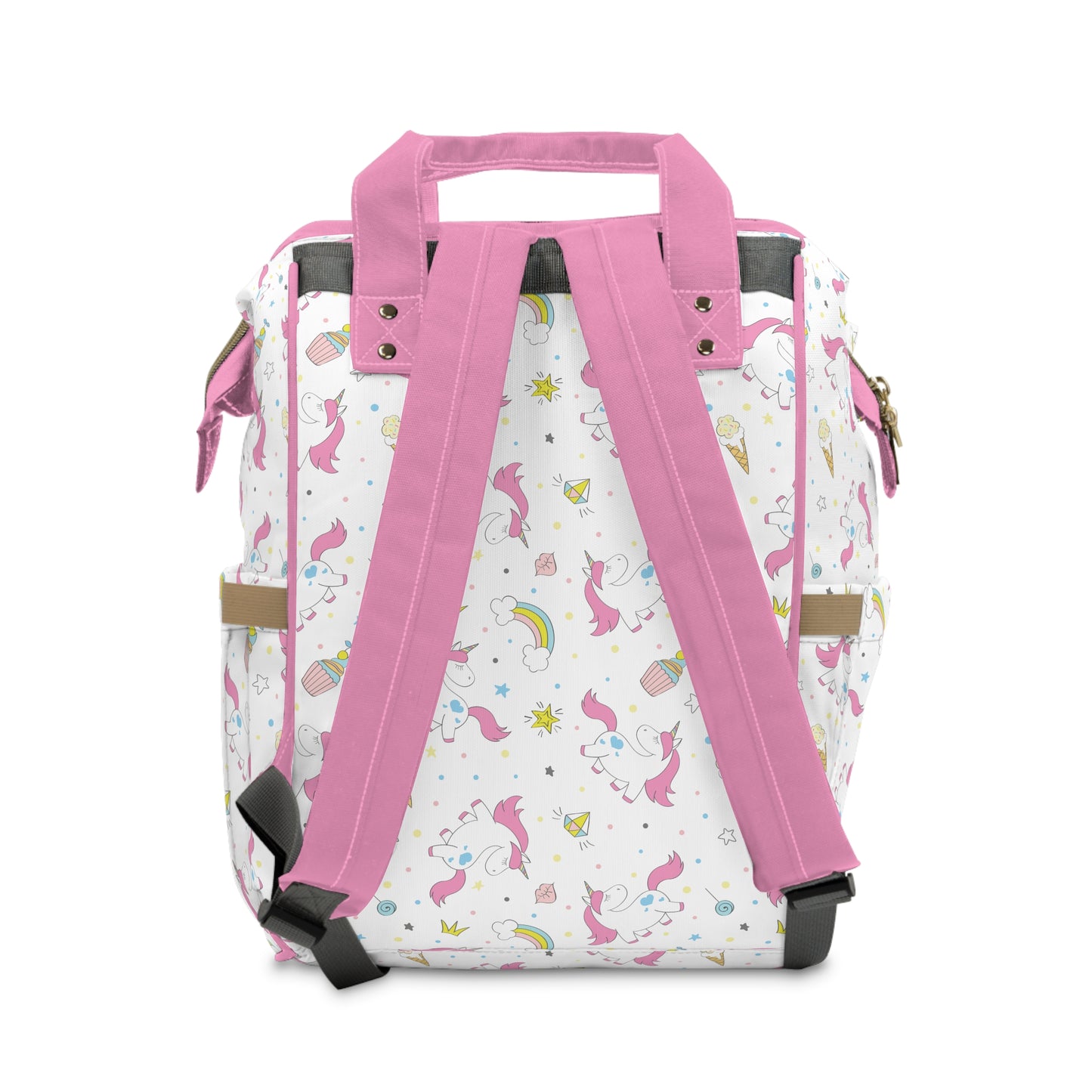 Multifunctional Unicorn Diaper Backpack - Magical Storage Solution for Busy Parents