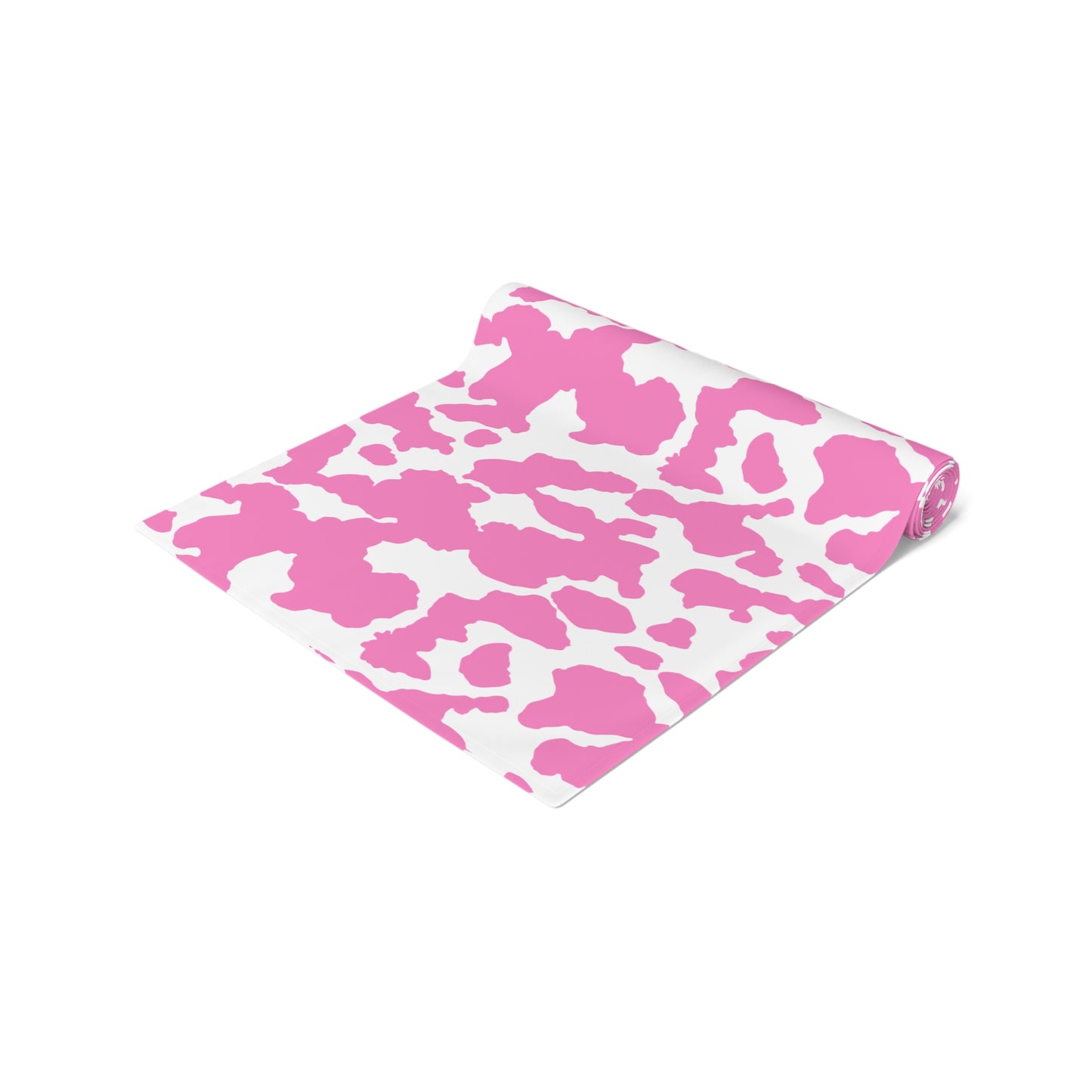 Cowhide Print Table Runner - Rustic Elegance, Cotton Twill or Polyester - Perfect for Western & Luxurious Home Decor