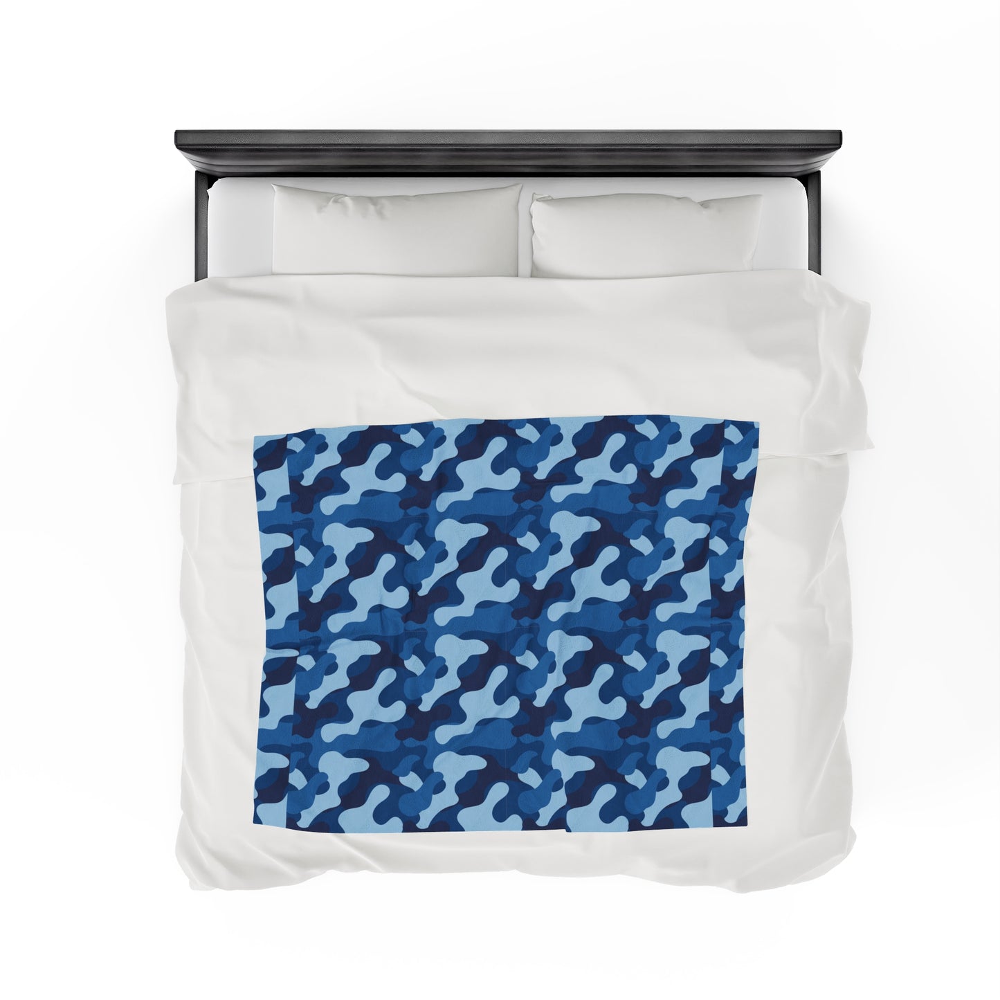 Camouflage Velveteen Plush Blanket | Soft, Rugged, Luxurious and Comforting | Available in Multiple Sizes