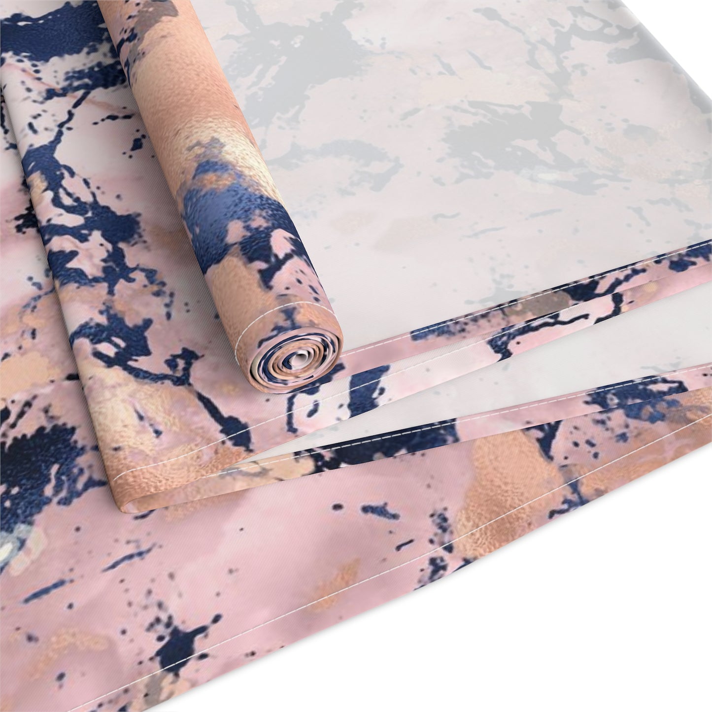 Marble Print Table Runner - Luxurious Elegance, Cotton Twill or Polyester - Perfect for Modern Home Decor