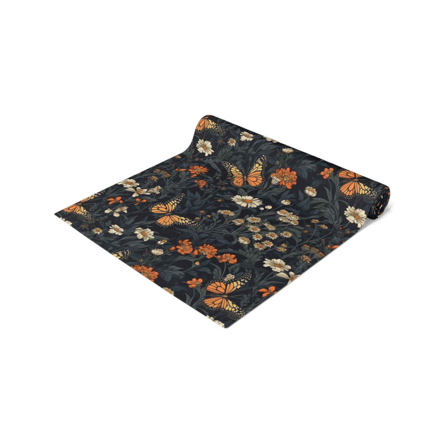 Butterfly Table Runner - Vibrant Patterns, Cotton Twill or Polyester - Perfect for Home Decor & Unique Gifts