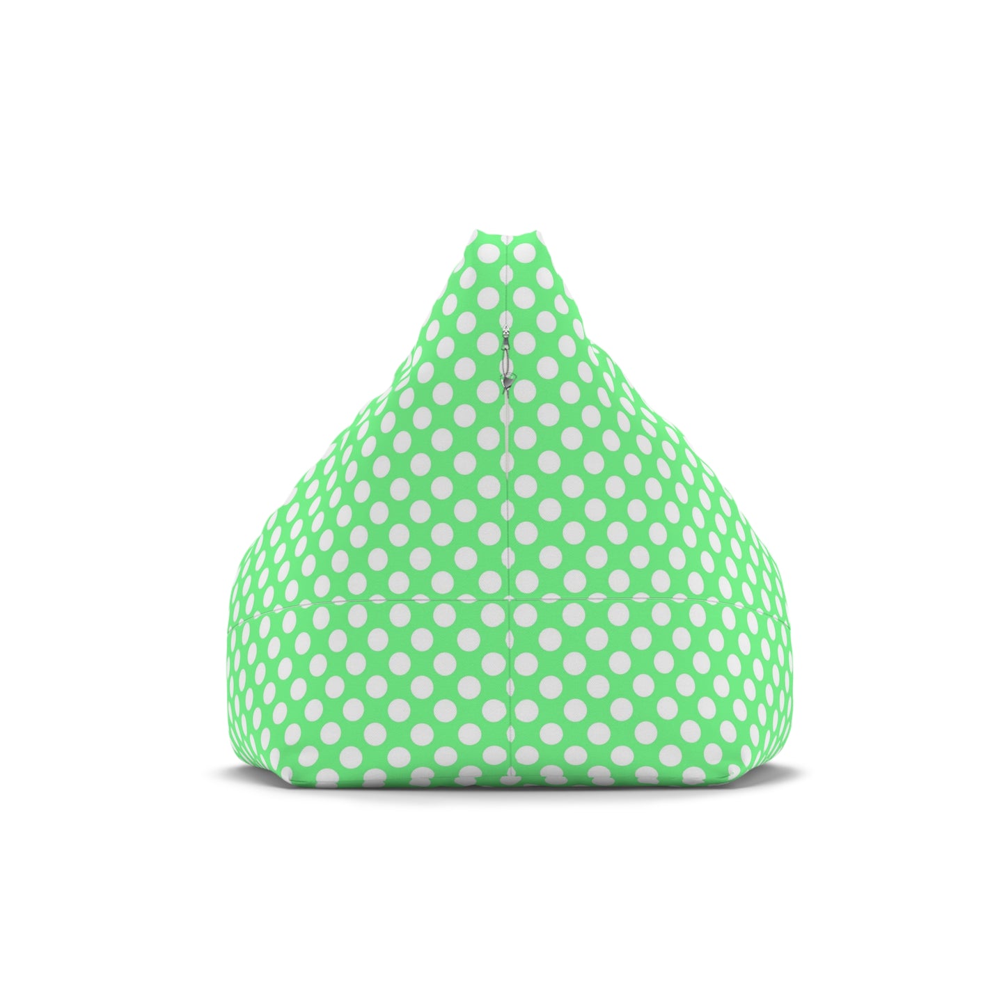 Pastel Polka Dot Bean Bag Chair Cover - Soft Polyester Slipcover with Secure Zip - Fits Various Sizes