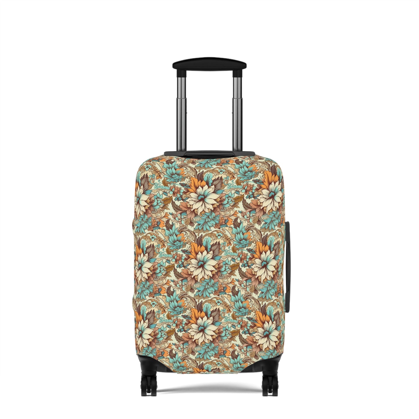 Boho Floral Luggage Cover - Trendy Travel Floral Suitcases Cover