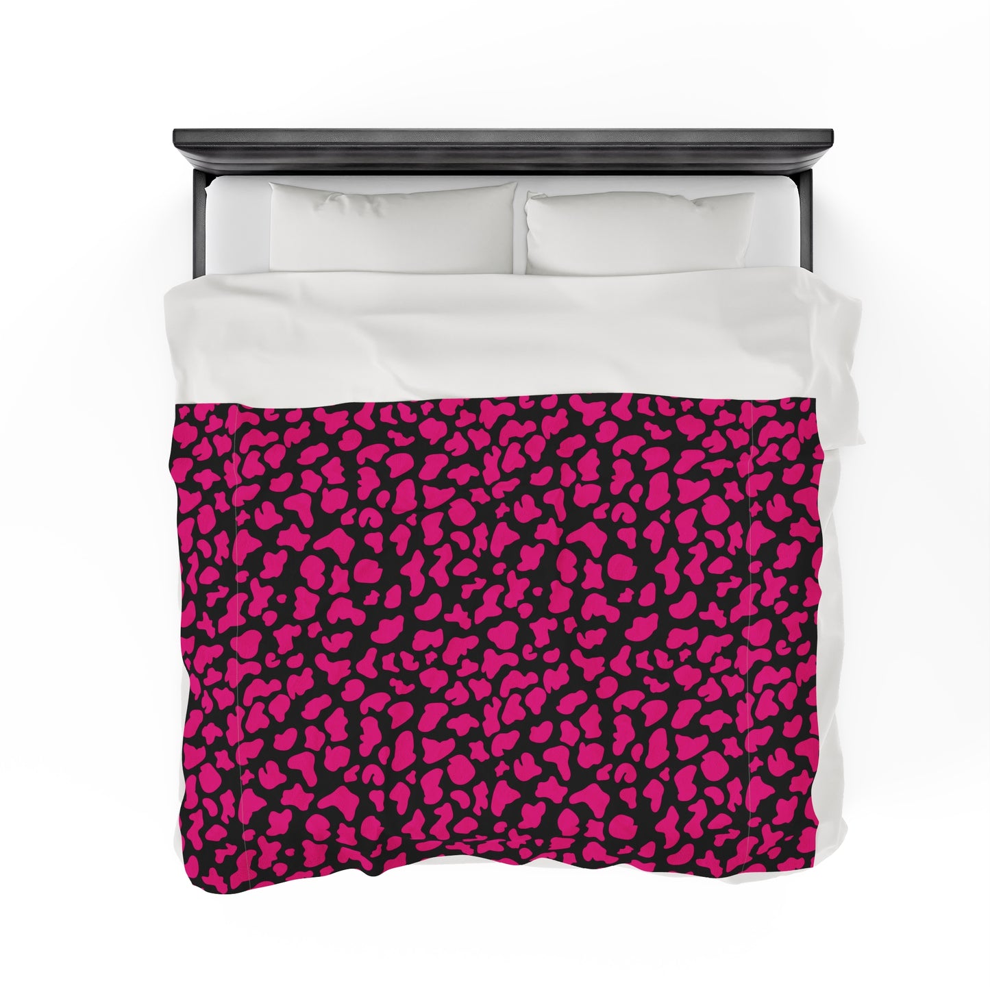 Cow Print Velveteen Plush Blanket | Soft, Stylish, Luxurious and Comforting | Available in Multiple Sizes