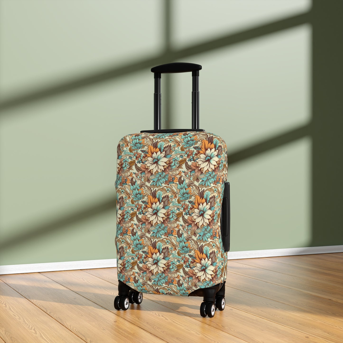 Boho Floral Luggage Cover - Trendy Travel Floral Suitcases Cover