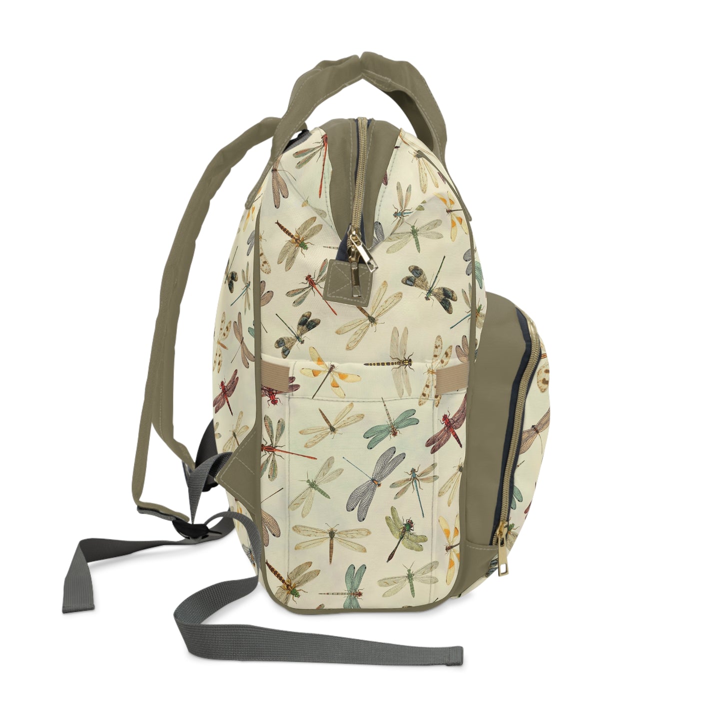 Dragonfly Diaper Backpack - Elegant & Functional Baby Bag with Cool Dragonfly Design, Ideal for Nature-Loving Parents