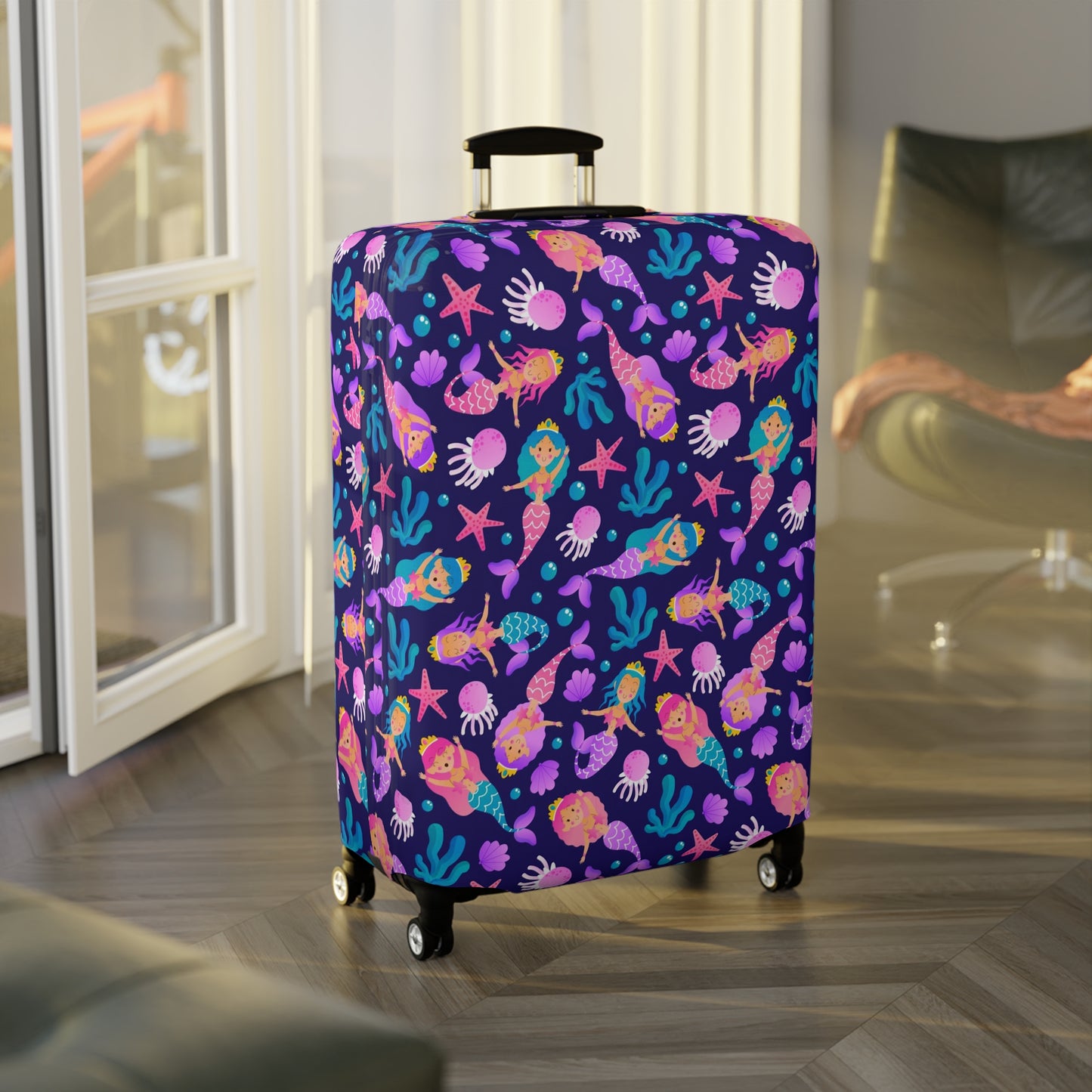 Mermaid Luggage Cover - Mermaid Suitcase Cover