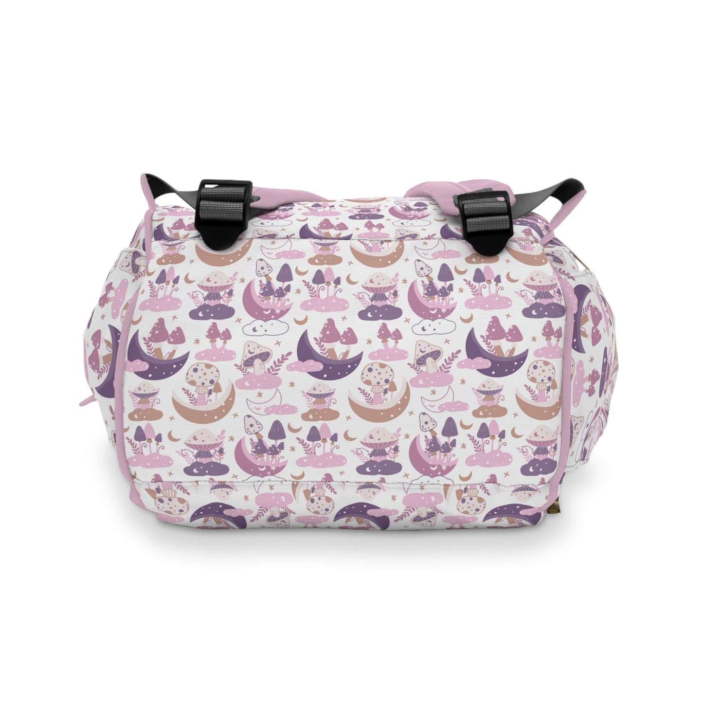 Magical Mushroom Diaper Backpack - Unique Nature-Inspired Nappy Bag for Eco-Conscious Parents, Organized & Multifunctional Baby Bag