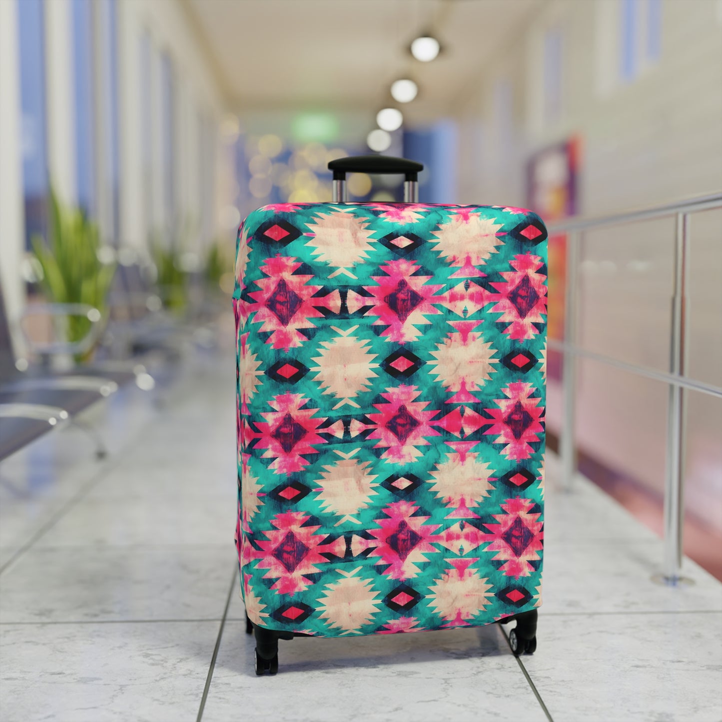 Aztec Luggage Cover - Stylish Travel Protection for Suitcases