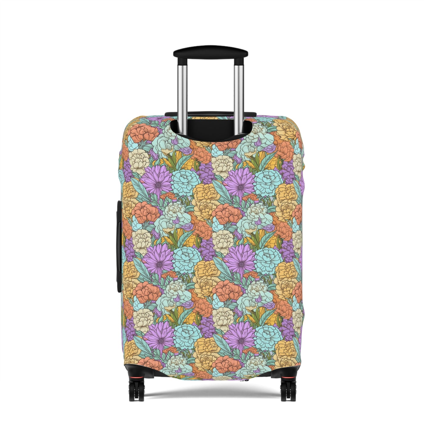 Boho Floral Luggage Cover - Trendy Travel Floral Suitcases Cover