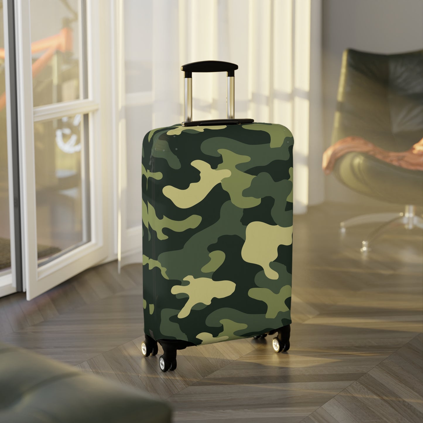 Camouflage Luggage Cover - Tactical Travel Protection With Camo Suitcase Cover