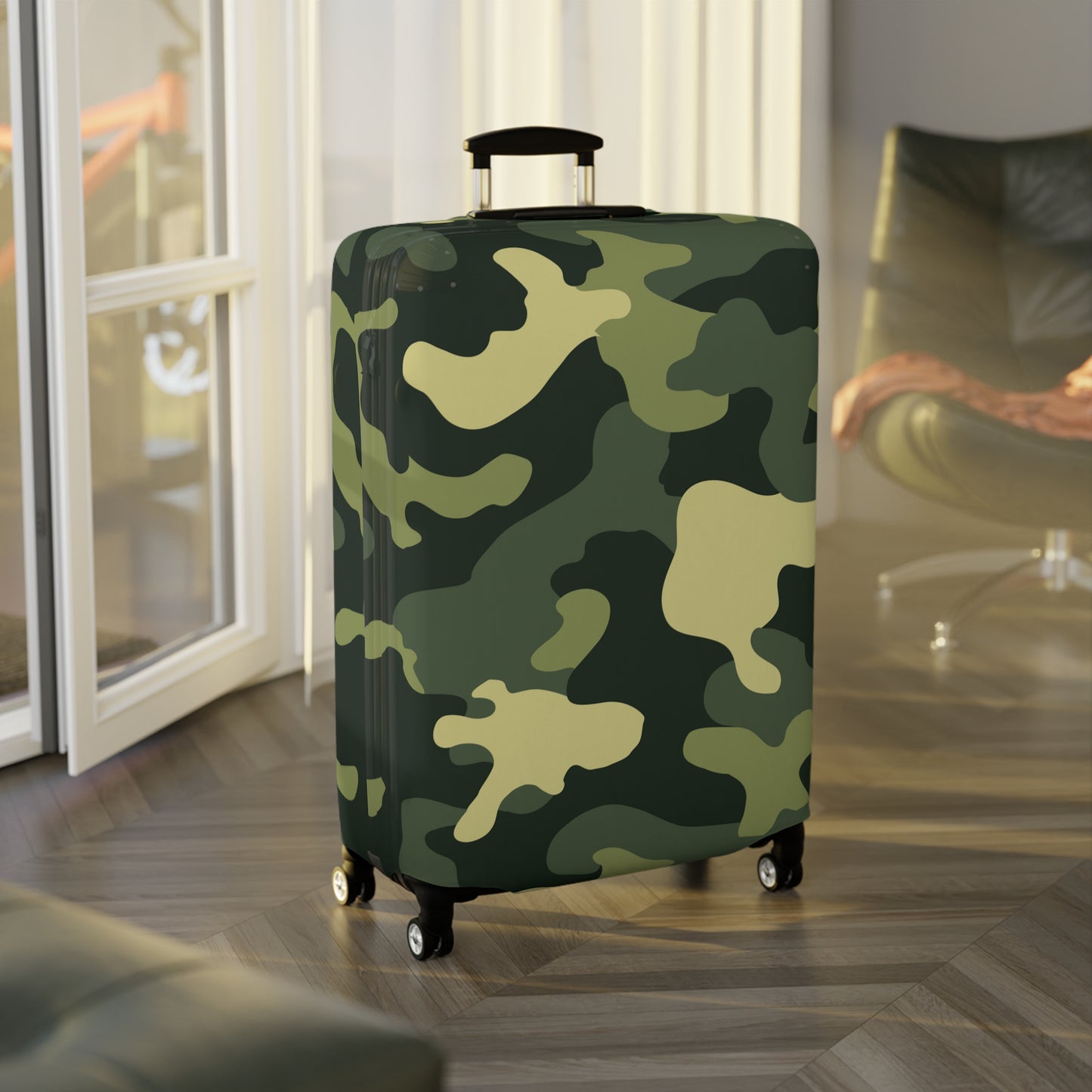 Camouflage Luggage Cover - Tactical Travel Protection With Camo Suitcase Cover
