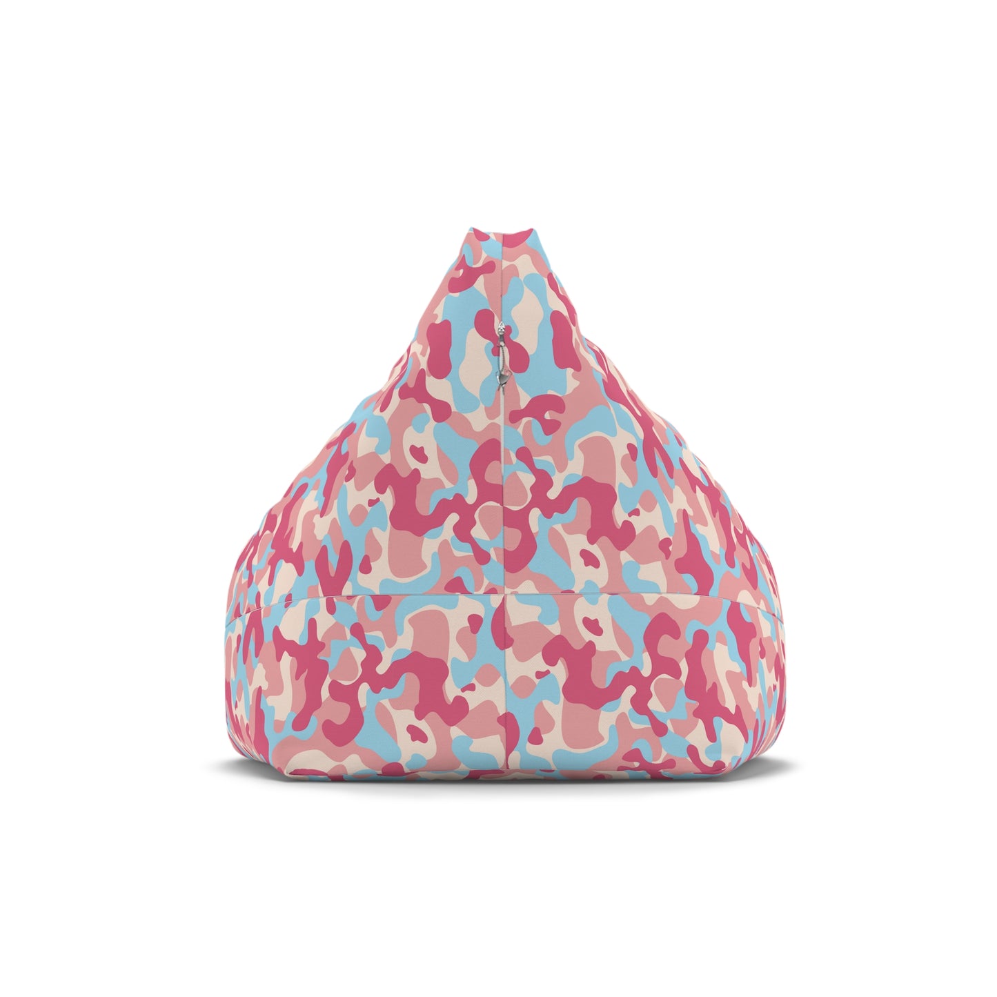 Camouflage Bean Bag Chair Cover - Durable Polyester, Locking Zipper, 2 Sizes Camo Bean Bag Cover