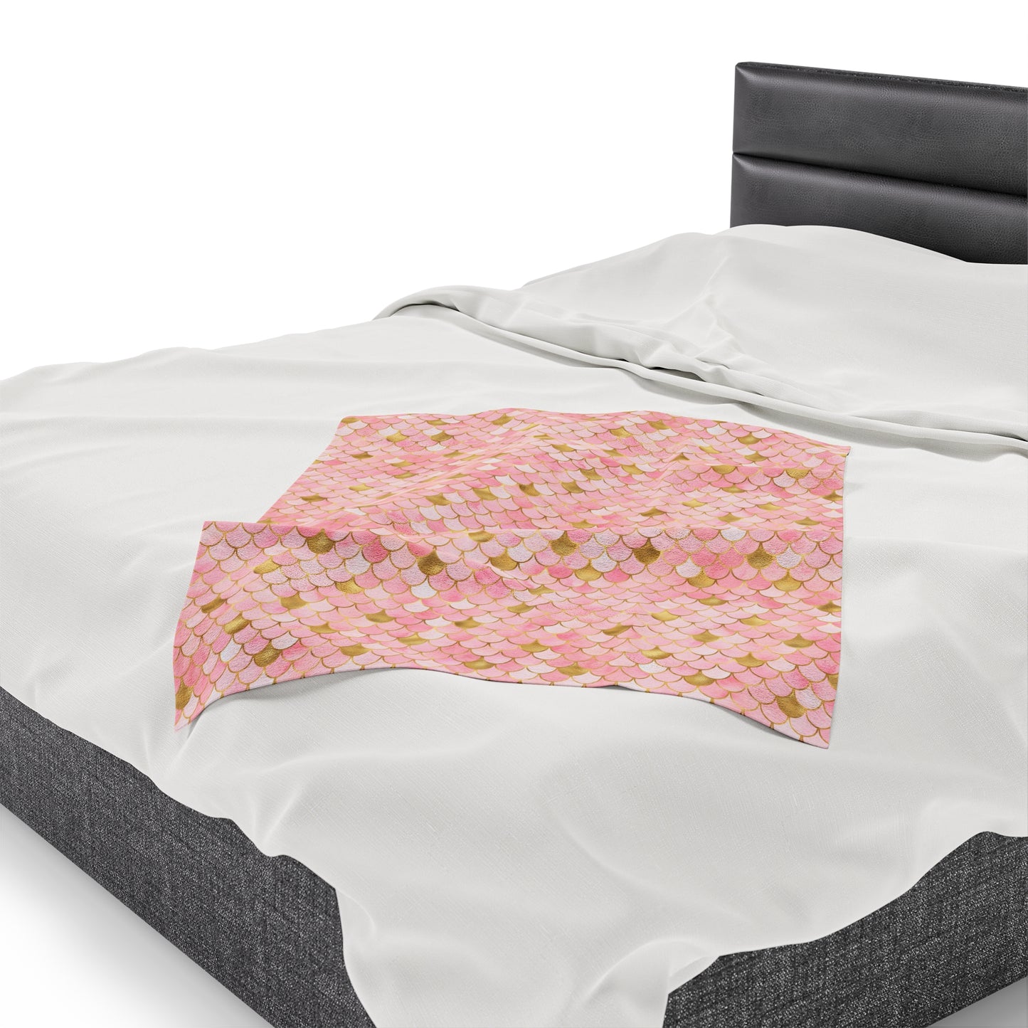 Mermaid Velveteen Plush Blanket | Soft, Mystical, Luxurious and Comforting | Available in Multiple Sizes