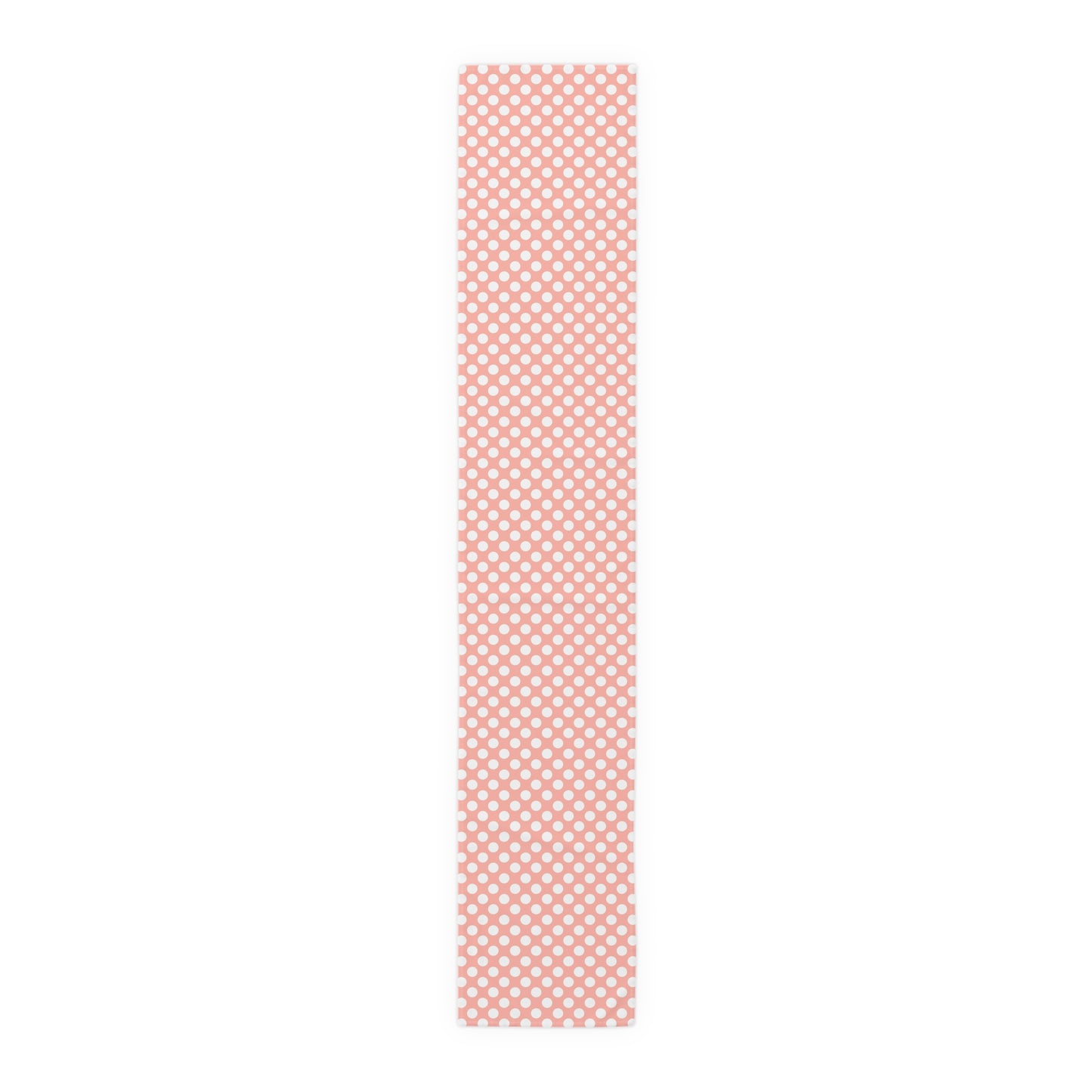 Pastel Polka Dot Table Runner - Soft Elegance, Cotton Twill or Polyester - Perfect for Playful & Light Home Decor