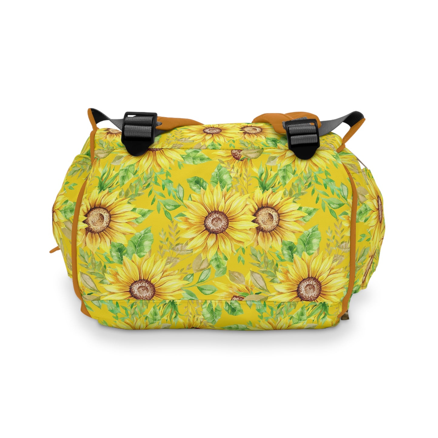 Sunflower Diaper Backpack - Bright & Multifunctional Baby Bag with Sunflower Design, Perfect for Nature-Loving Parents