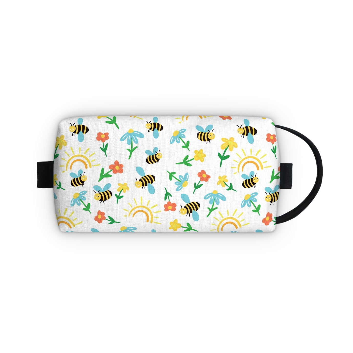 Honey Bee Toiletry Bag | Buzzing Bee Design | Water-Resistant & Eco-Friendly Organizer for Camping, Travel, College