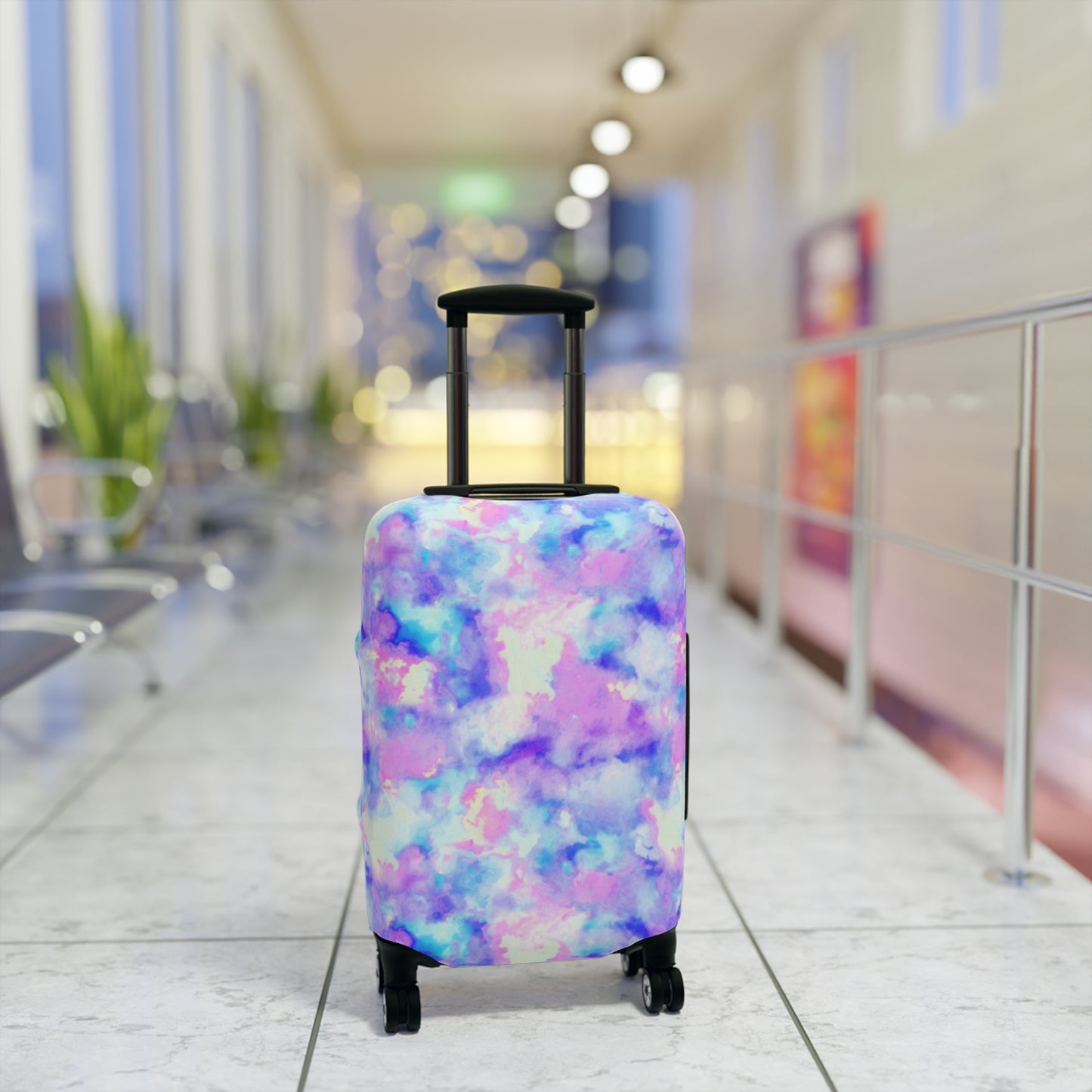 Tie Dye Luggage Cover - Stylish Travel Suitcase Protection Cover