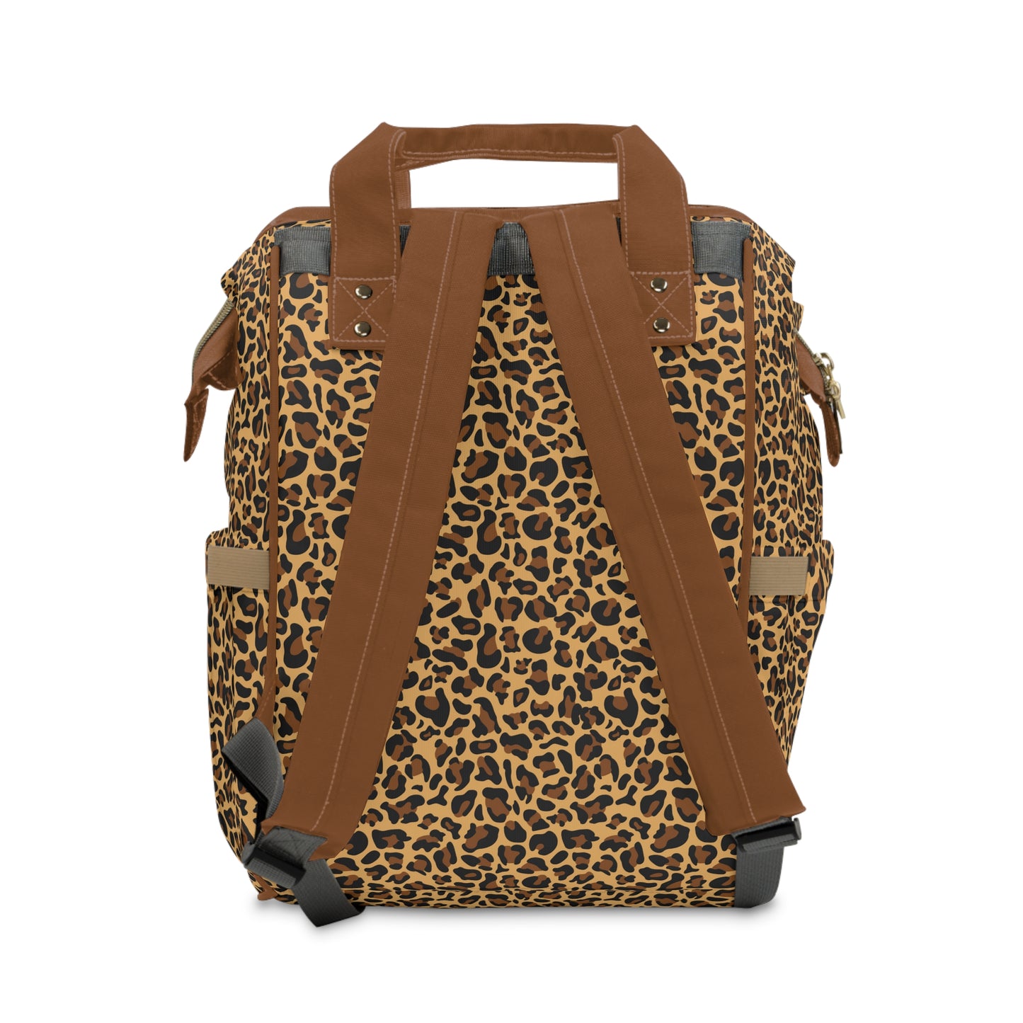 Leopard Print Diaper Backpack - Bold & Stylish Baby Bag with Trendy Leopard Patterns, Perfect for Adventurous Parents