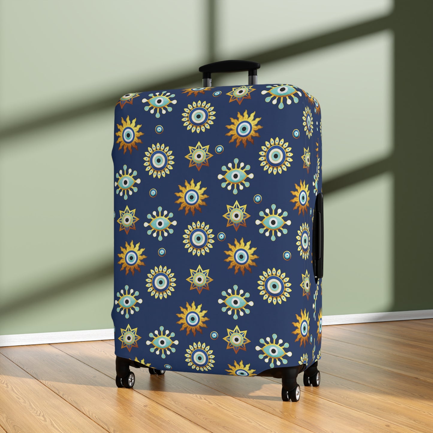Evil Eye Luggage Cover - Stylish Evil Eye Suitcase Protector