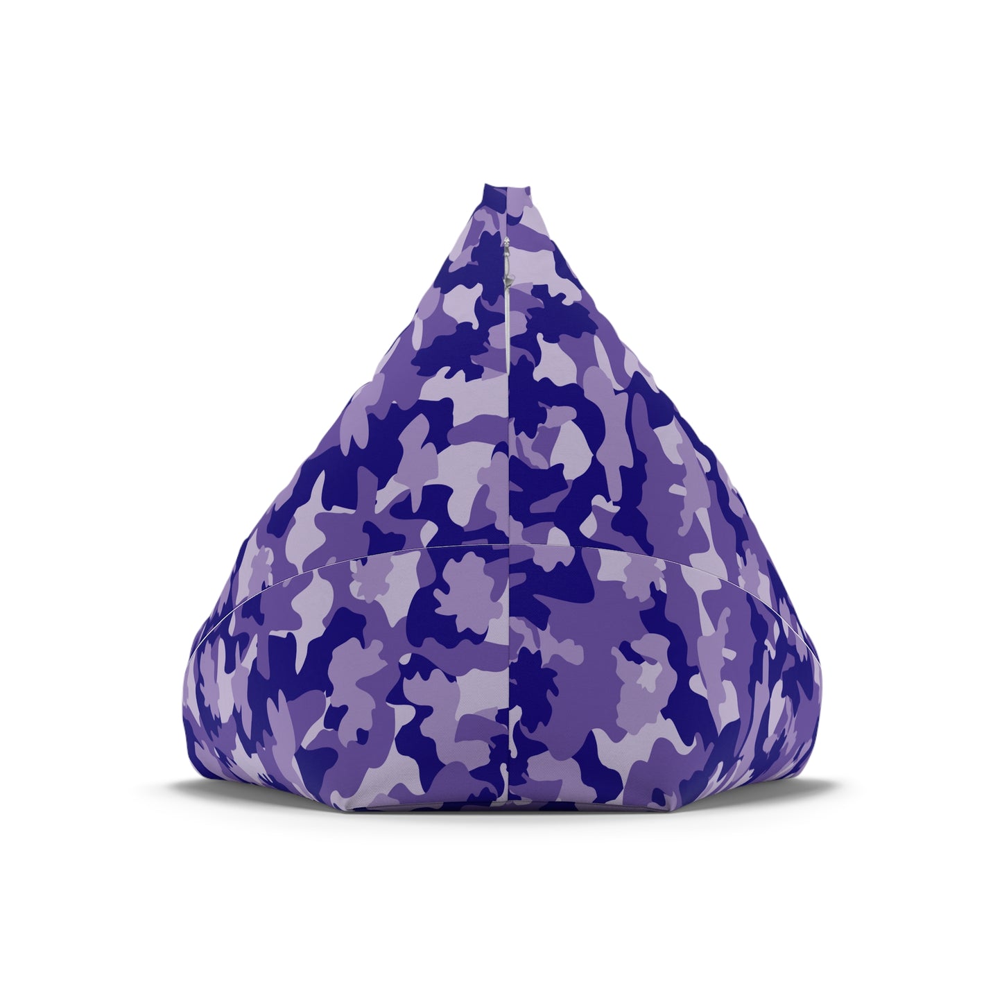 Camouflage Bean Bag Chair Cover - Durable Polyester, Locking Zipper, 2 Sizes Camo Bean Bag Cover