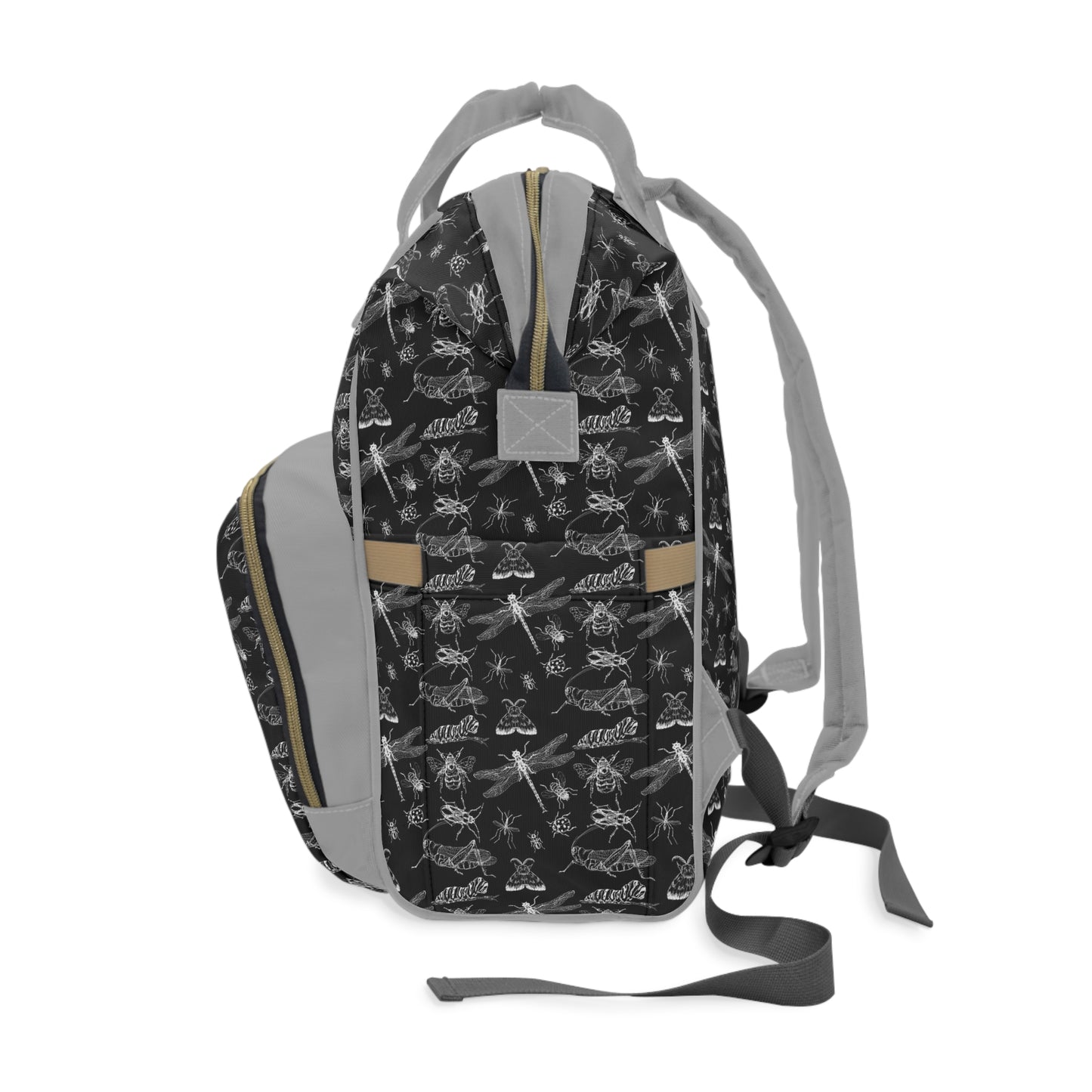 Insect Diaper Backpack - Whimsical Baby Bag with Colorful Insect Patterns, Perfect for Nature-Loving Parents